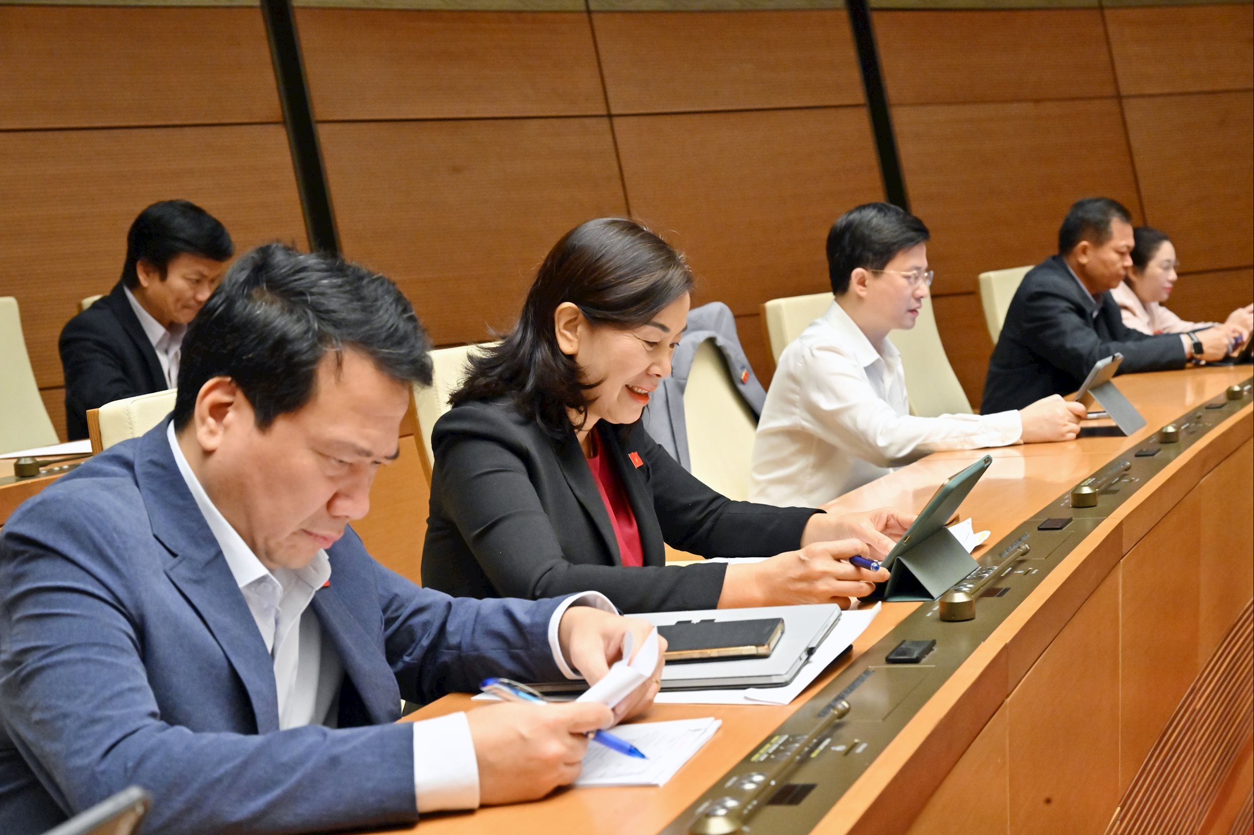 Các đại biểu tại phiên họpVQK_3337