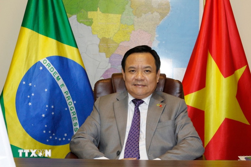 Đại sứ Việt Nam tại Brazil Bùi Văn Nghị. (Ảnh: Đại sứ quán Việt Nam tại Brazil/TTXVN phát)