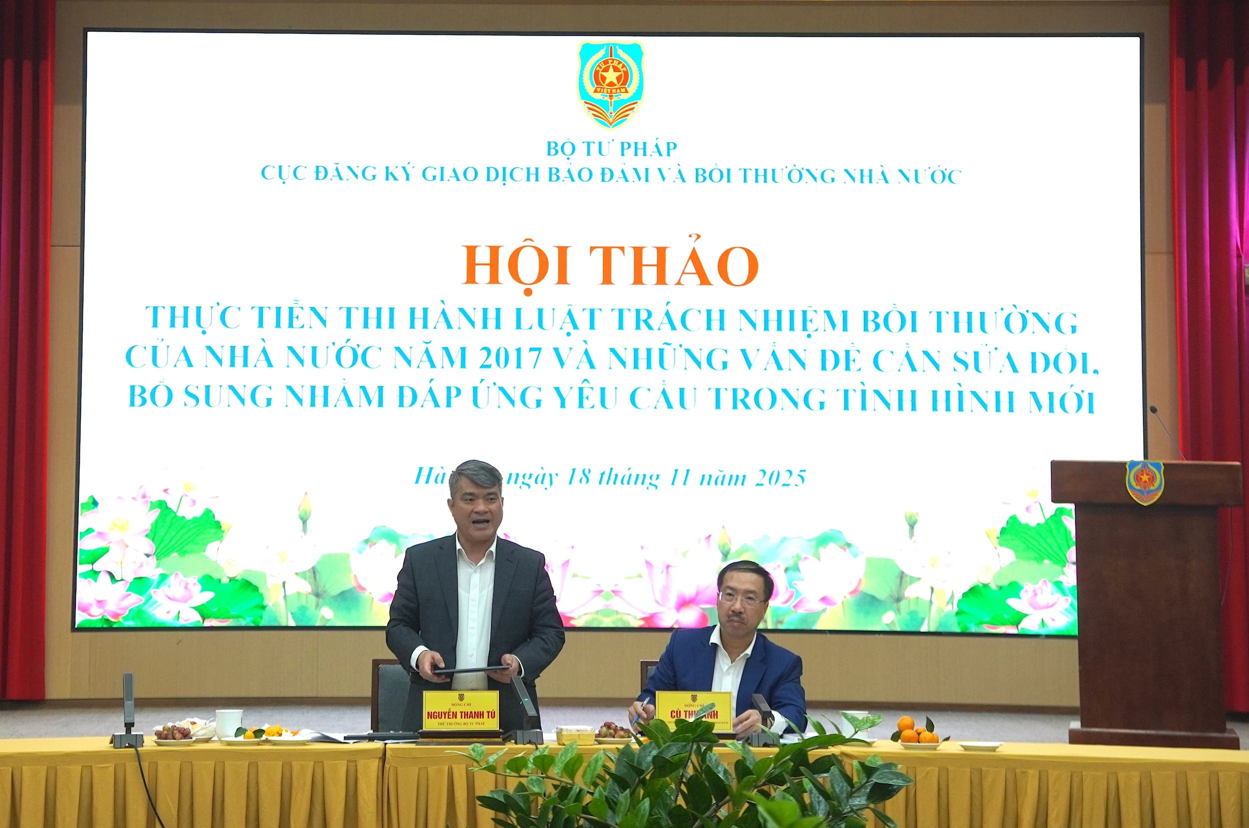 Thứ trưởng Nguyễn Thanh Tú bế mạc Hội thảo - Ảnh PV