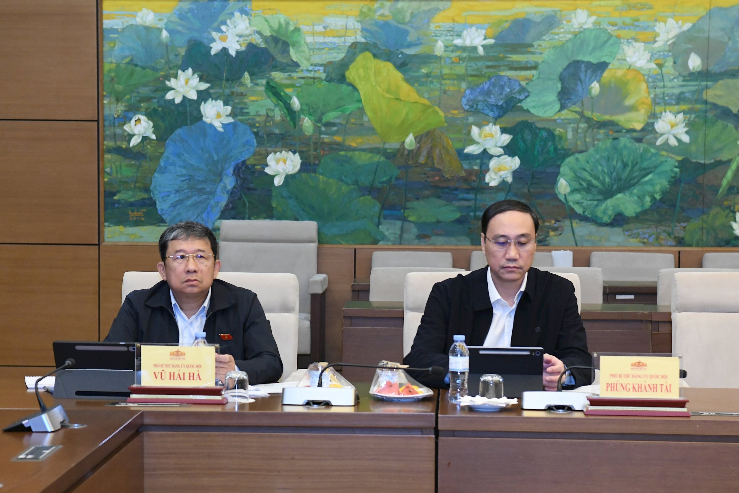 Các đại biểu dự cuộc làm việc.3