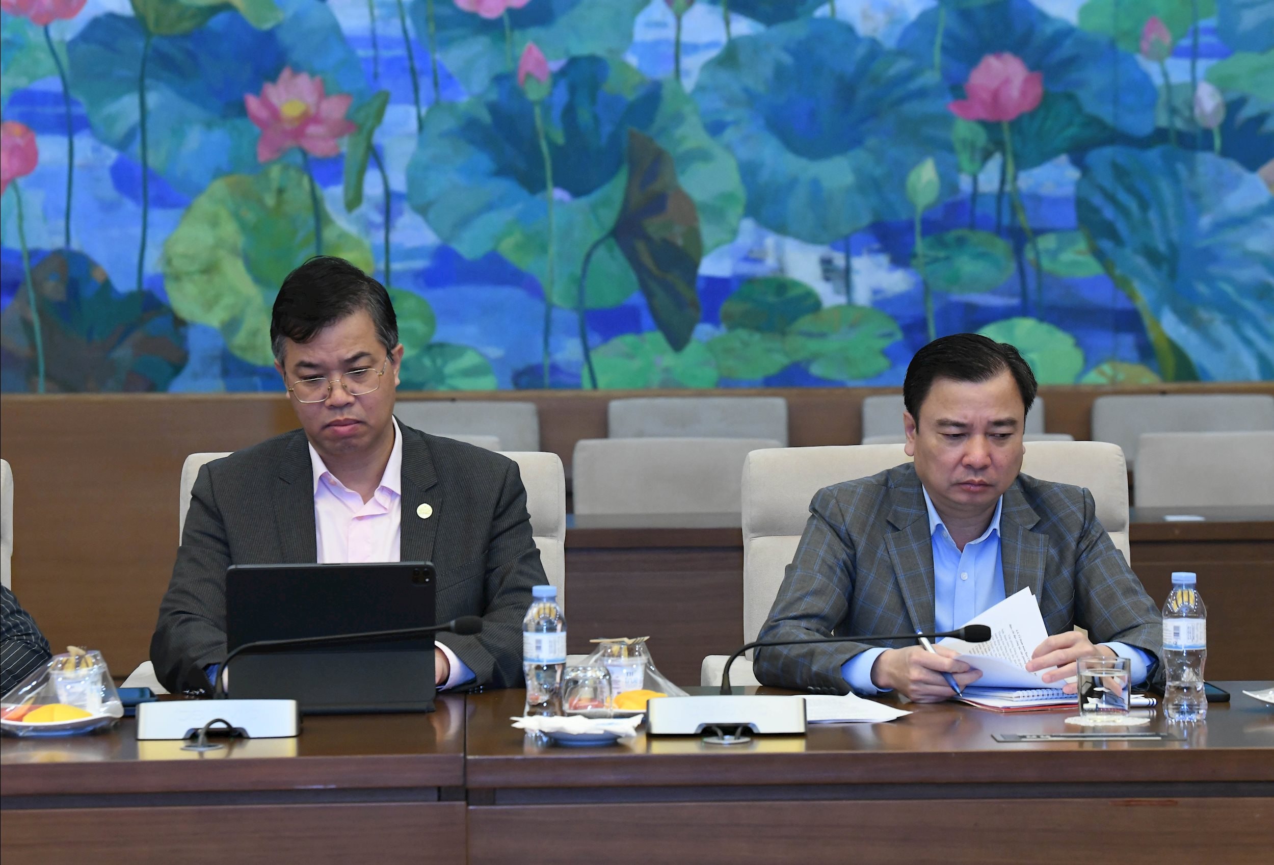 Các đại biểu dự cuộc làm việc.4