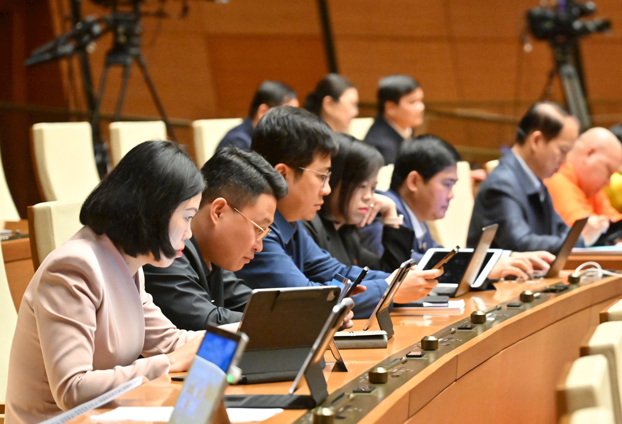 Các đại biểu tại phiên họp