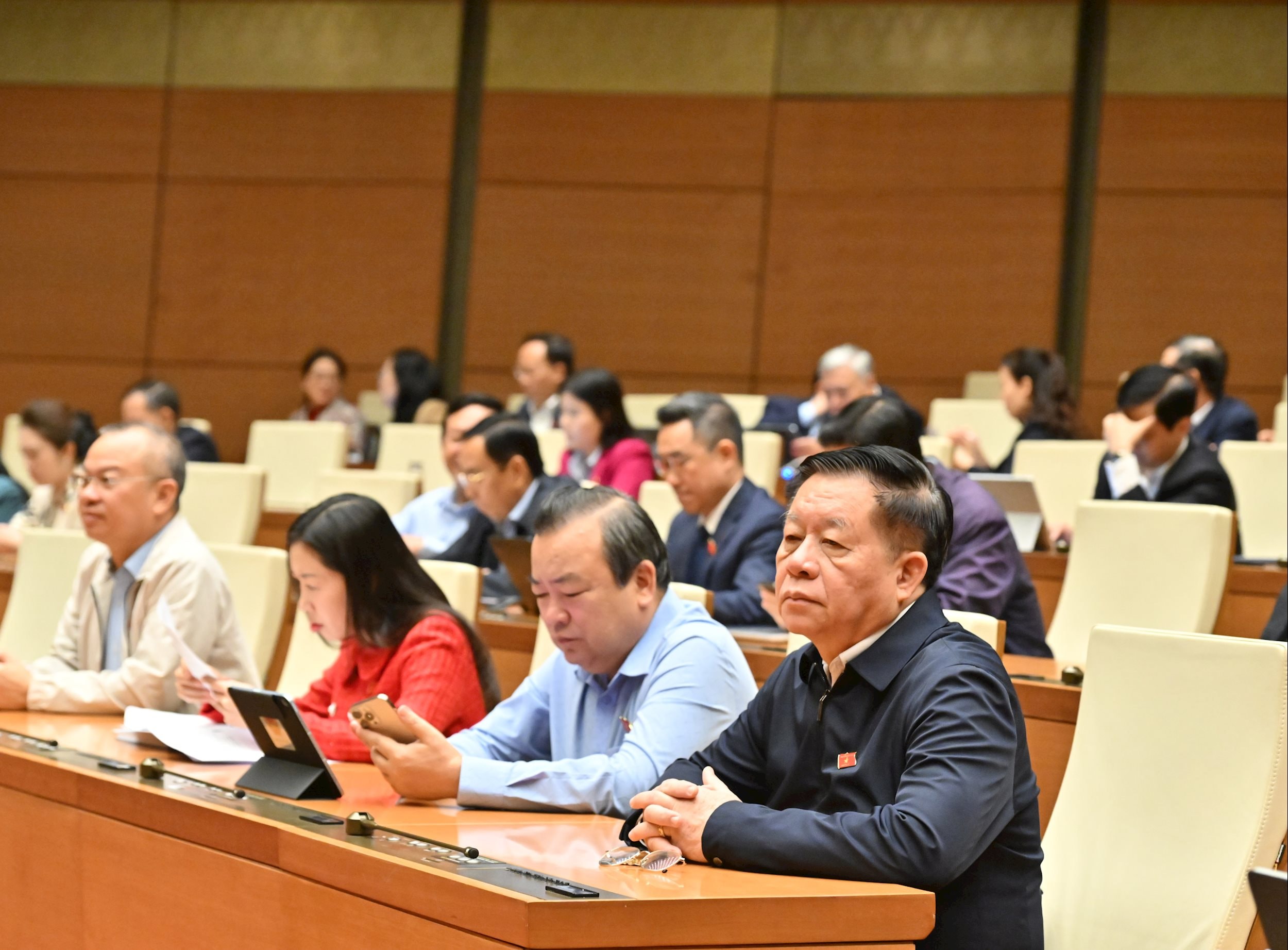 Các đại biểu tại phiên họpVQK_4014