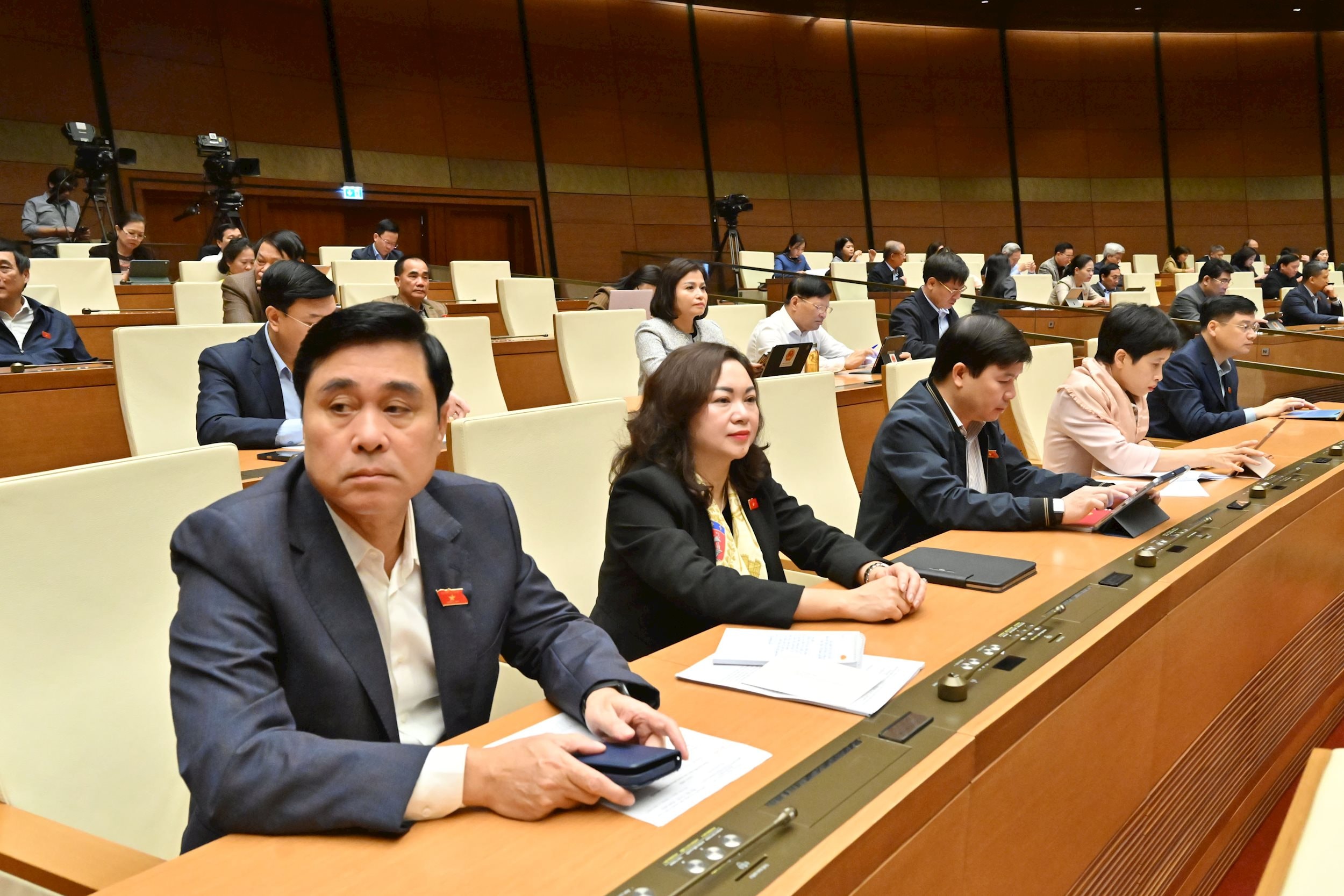 Các đại biểu tại phiên họpVQK_4039