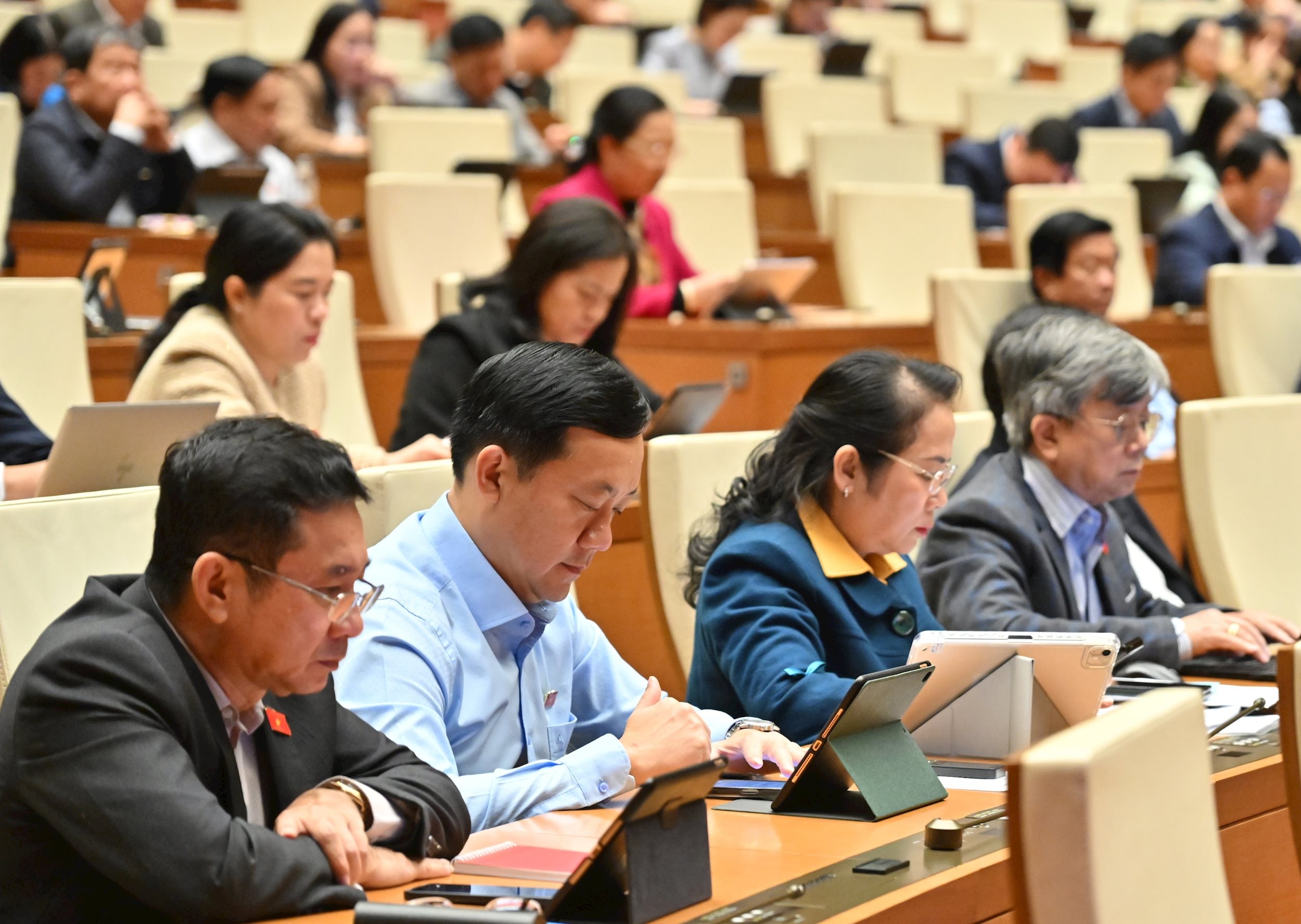 Các đại biểu tại phiên họpVQK_4951