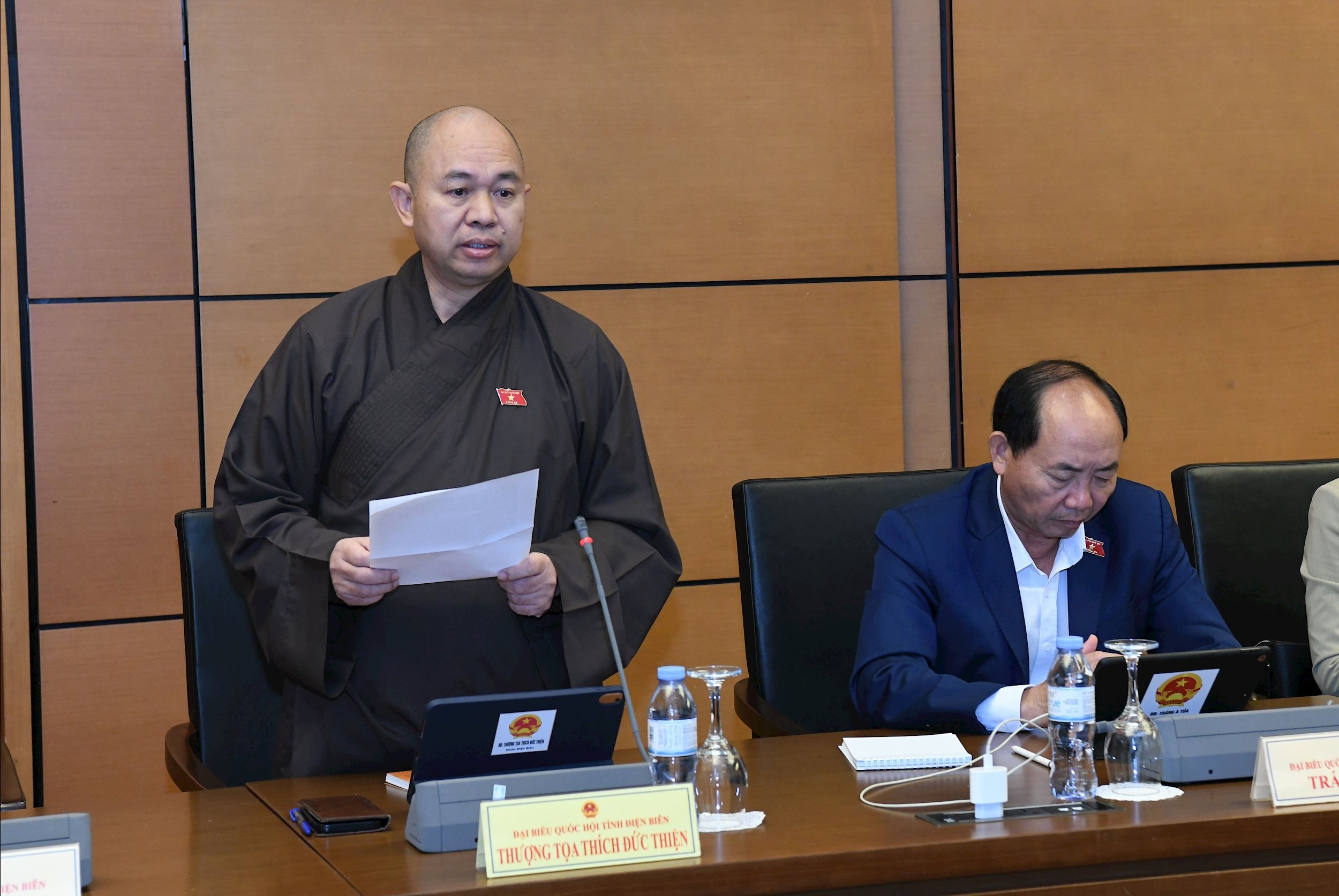 Thượng toạ Thích Đức Thiện, Đoàn ĐBQH Điện Biên.2
