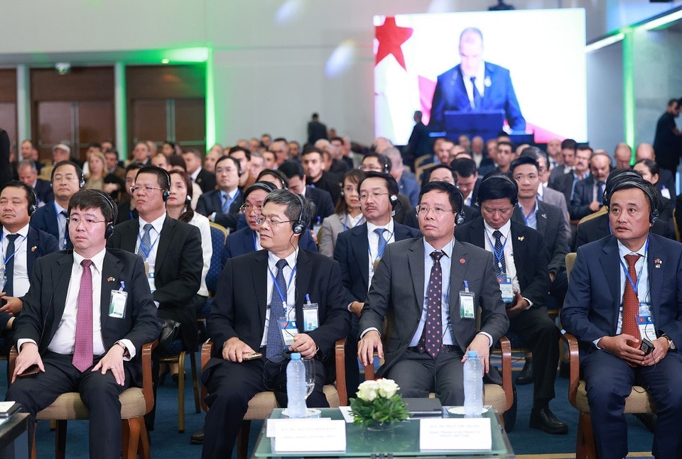 Các đại biểu tham dự Diễn đàn kinh tế Việt Nam-Algeria. (Ảnh: Dương Giang/TTXVN)