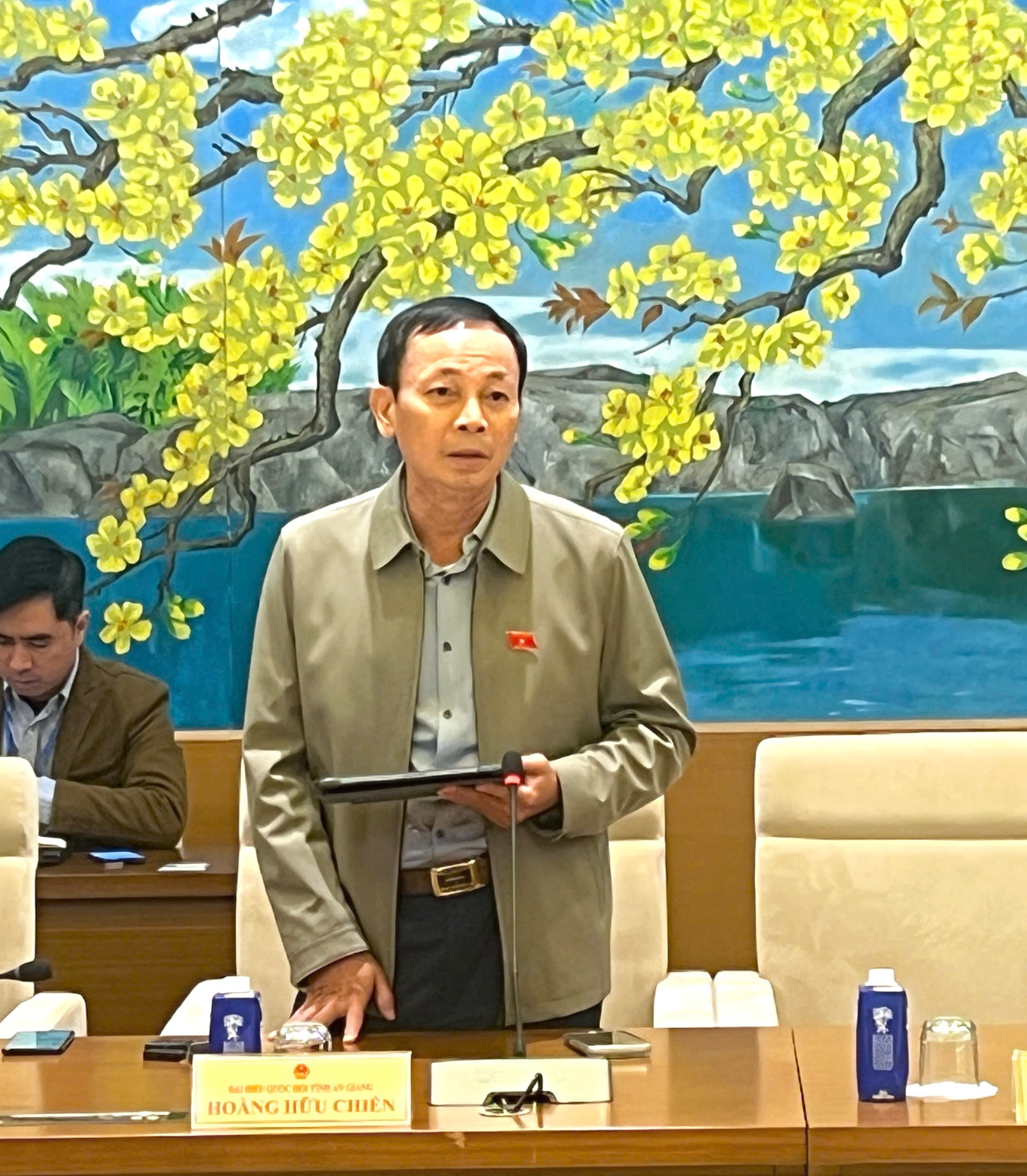 Nationalversammlungsdelegierter Hoang Huu Chien (An Giang)