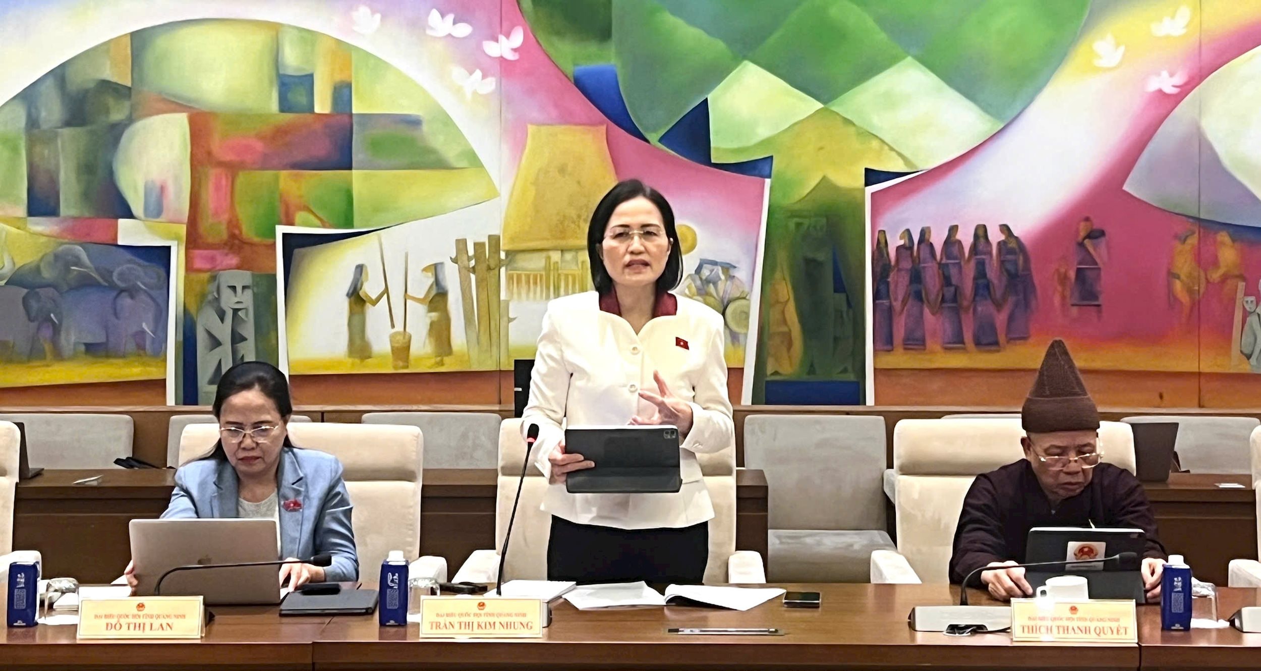 Delegierte der Nationalversammlung Tran Thi Kim Nhung (Quang Ninh)