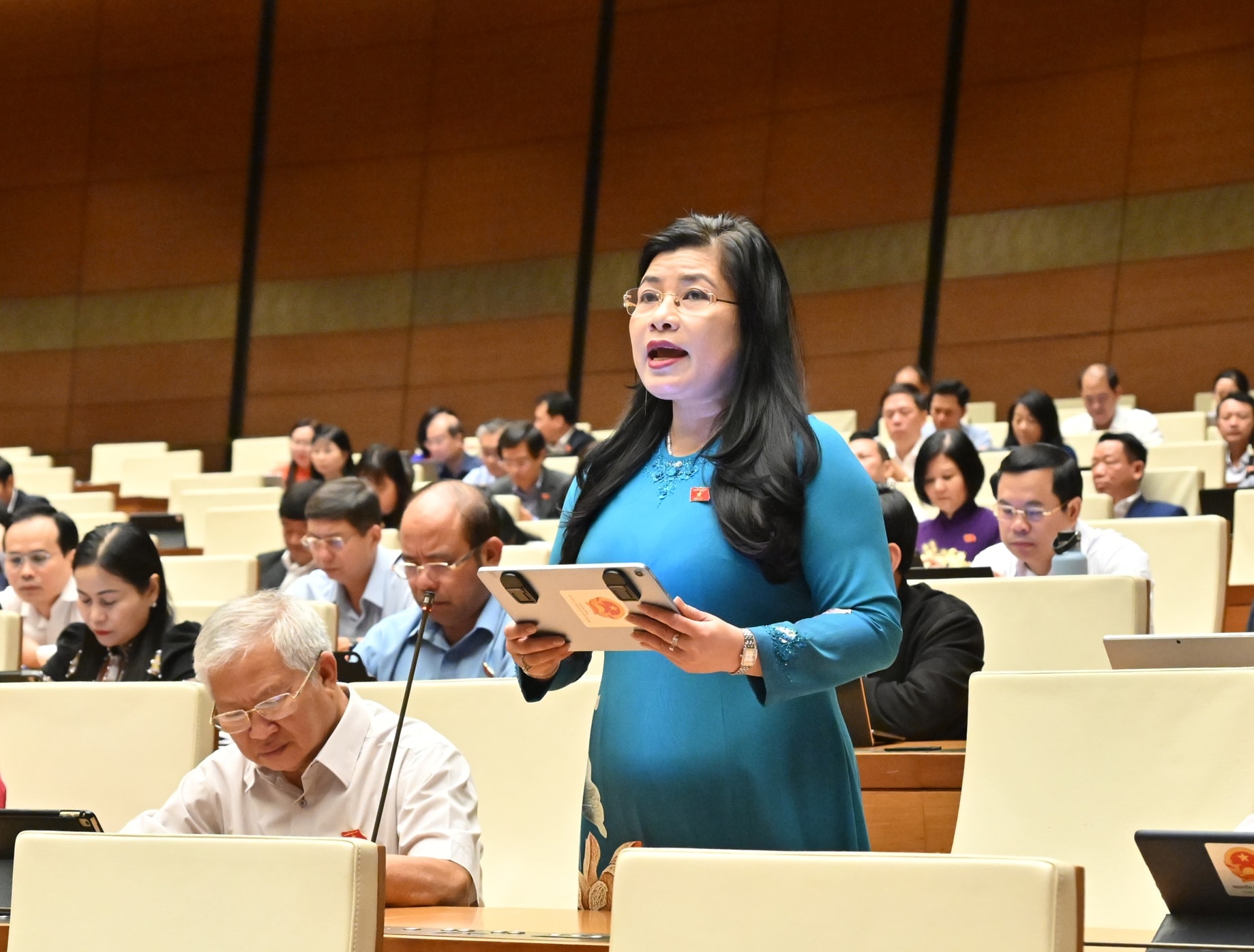 ប្រតិភូរដ្ឋសភា លោកស្រី Dang Thi My Huong (ខាន់ ហាវ)