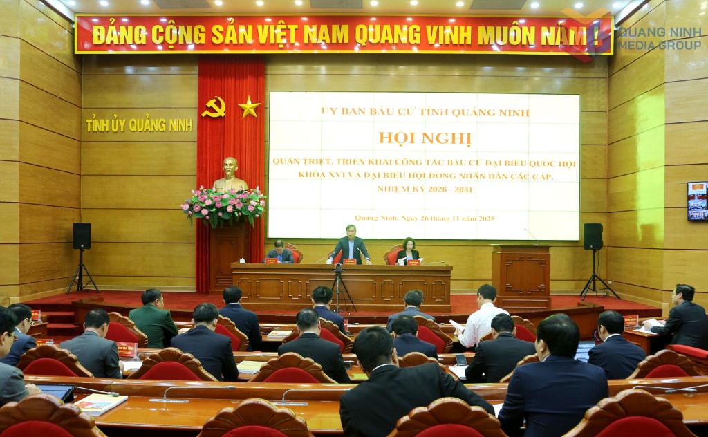 Hội nghị quán triệt các văn bản chỉ đạo, triển khai công tác bầu cử đại biểu Quốc hội khóa XVI và đại biểu HĐND các cấp, nhiệm kỳ 2026 – 2031.