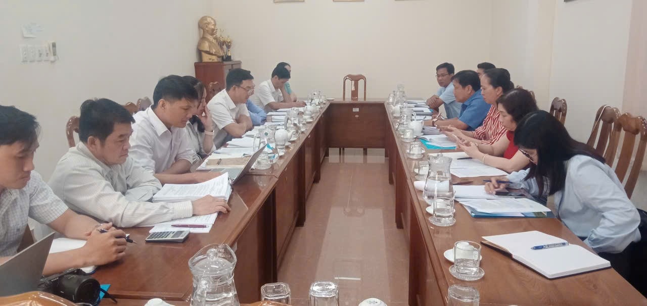 Cà Mau. Quang cảnh tại buổi làm việc.
