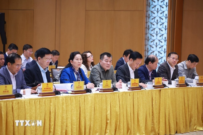 Các đại biểu dự Hội nghị của Đảng ủy Chính phủ tổng kết công tác phòng, chống tham nhũng, lãng phí, tiêu cực. (Ảnh: Dương Giang/TTXVN) ttxvn-thu-tuong-chu-tri-hoi-nghi-tong-ket-cong-tac-phong-chong-tham-nhung-0112-9.jpg