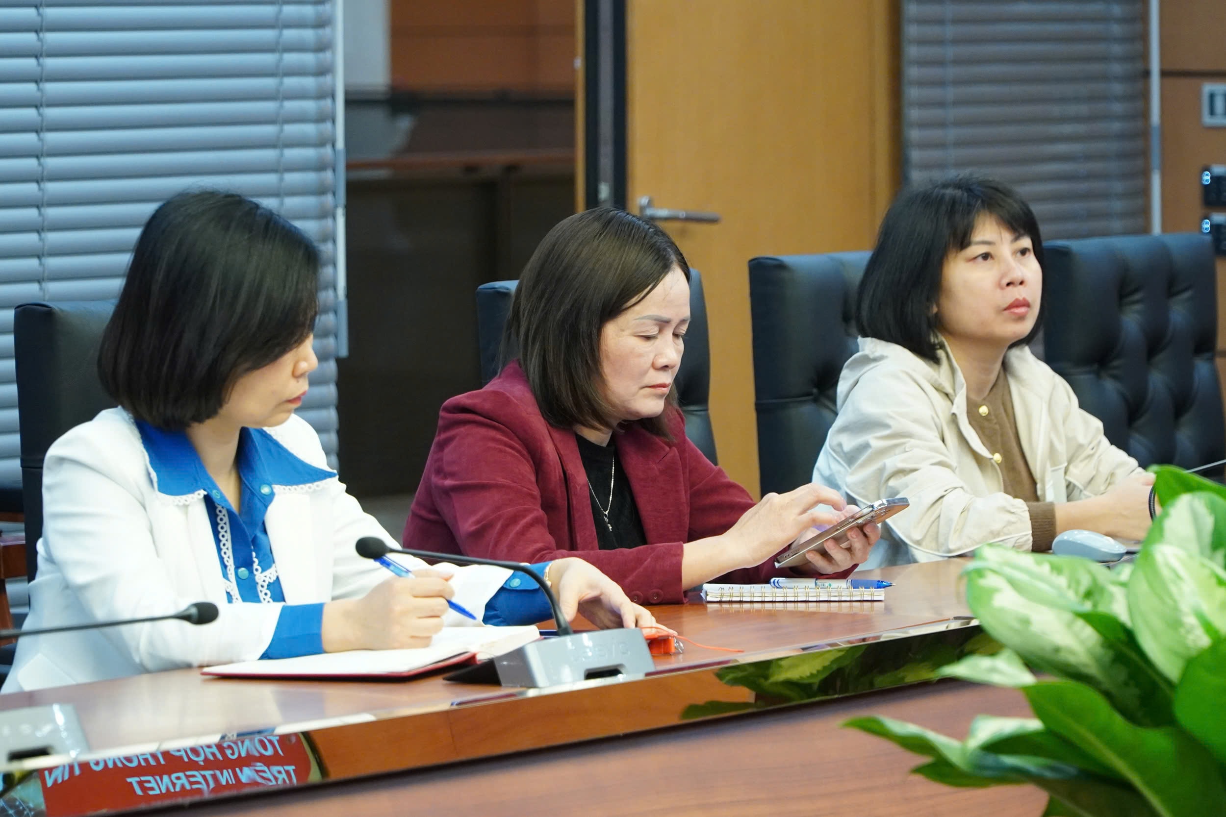 Delegados presentes na reunião