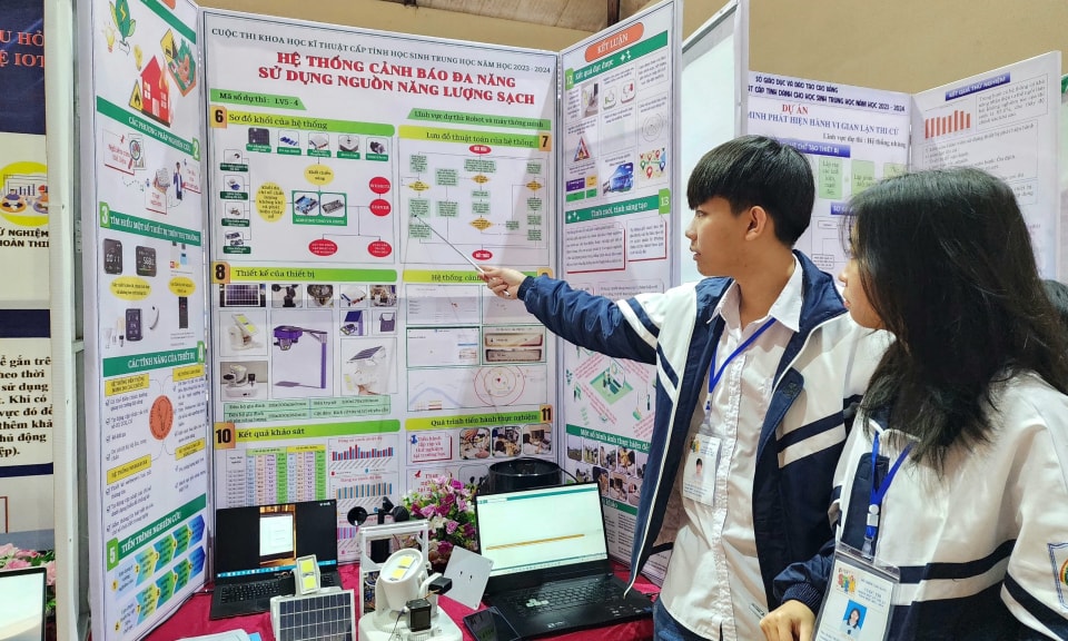 Các dự án thi khoa học, kỹ thuật cấp quốc gia cho học sinh phải được công khai