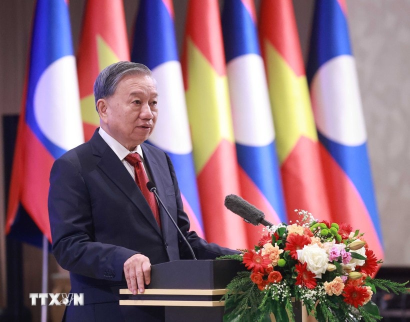 Party General Secretary To Lam speaks at the event (Photo: VNA)