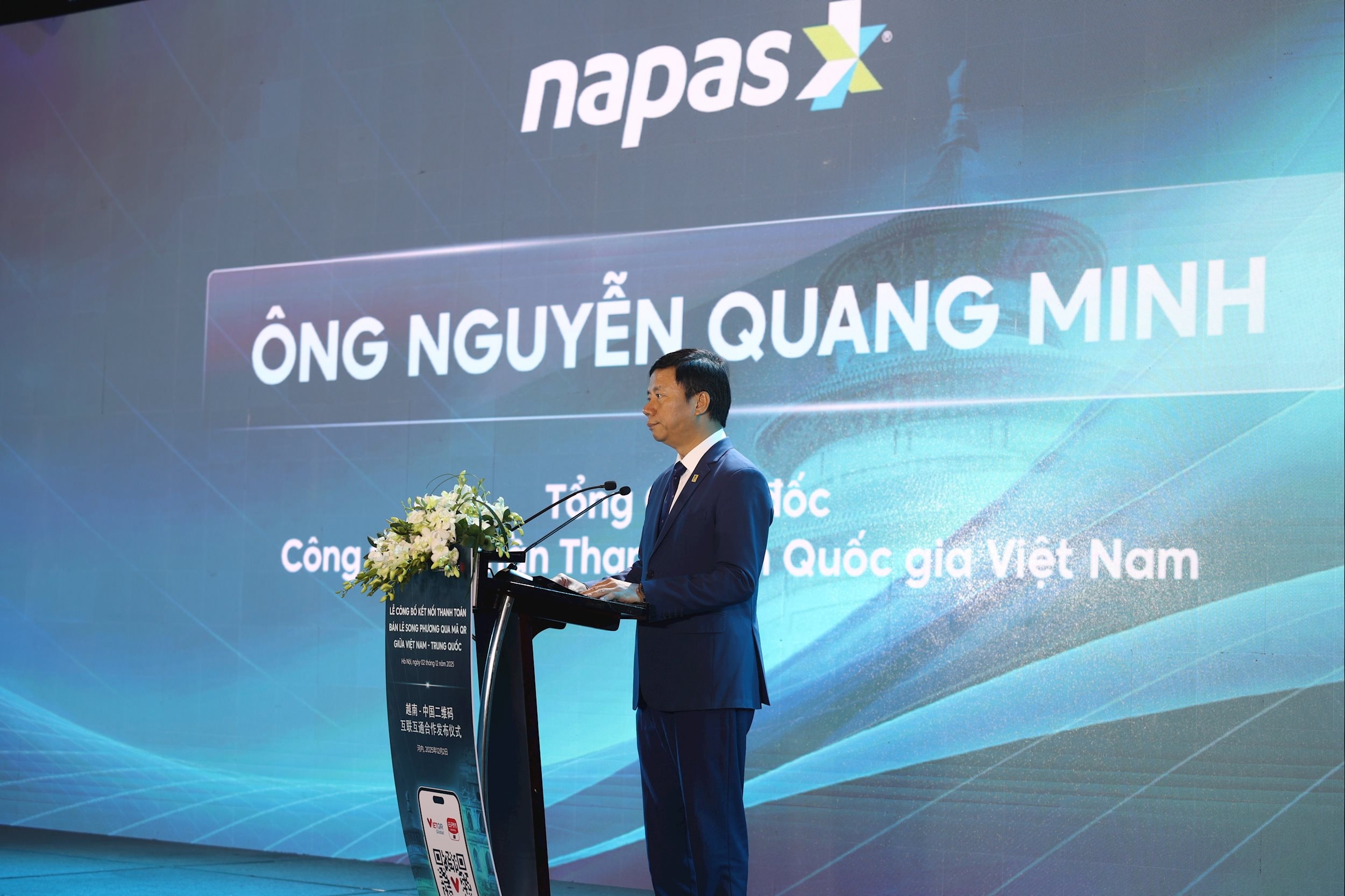 Ông Nguyễn Quang Minh - TGĐ NAPAS