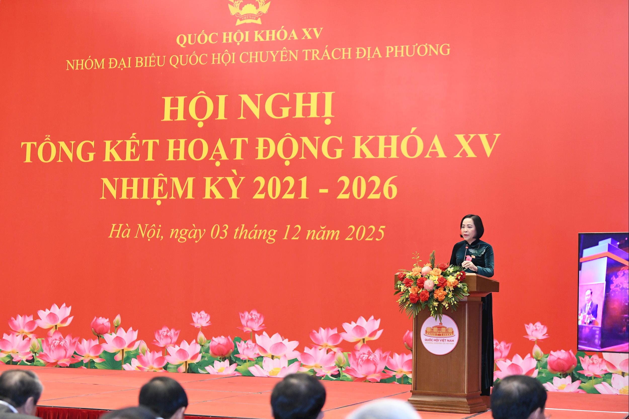 អនុប្រធានរដ្ឋសភា Nguyen Thi Thanh ថ្លែងមតិ