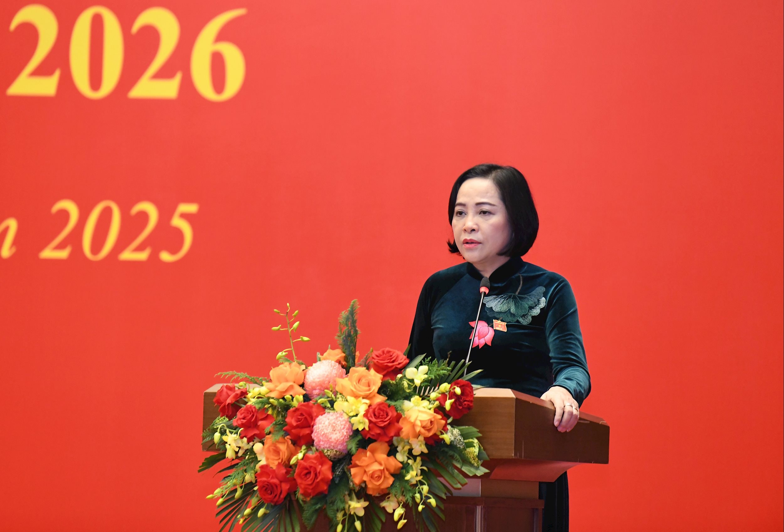 អនុប្រធានរដ្ឋសភា Nguyen Thi Thanh ថ្លែងមតិ