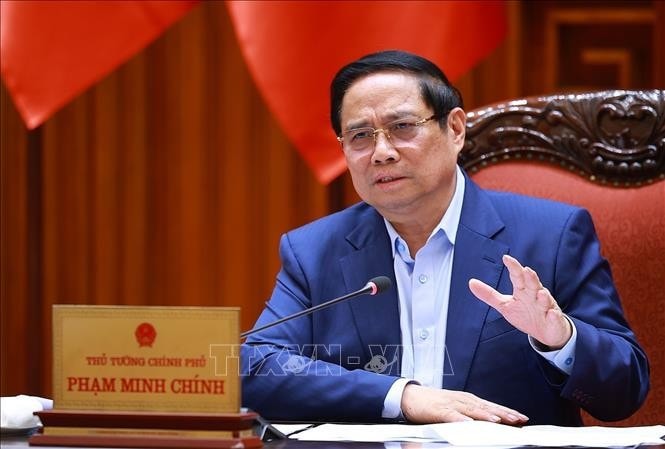 Prime Minister Pham Minh Chinh speaks at the meeting of the Government Party Committee’s Standing Board and permanent Cabinet members on December 5 (Photo: VNA)