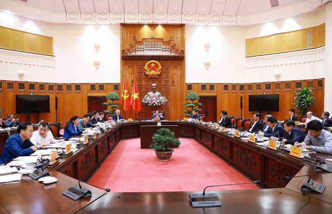 Prime Minister Pham Minh Chinh speaks at the meeting of the Government Party Committee’s Standing Board and permanent Cabinet members on December 5 (Photo: VNA) pham-minh-chinh-2.jpg