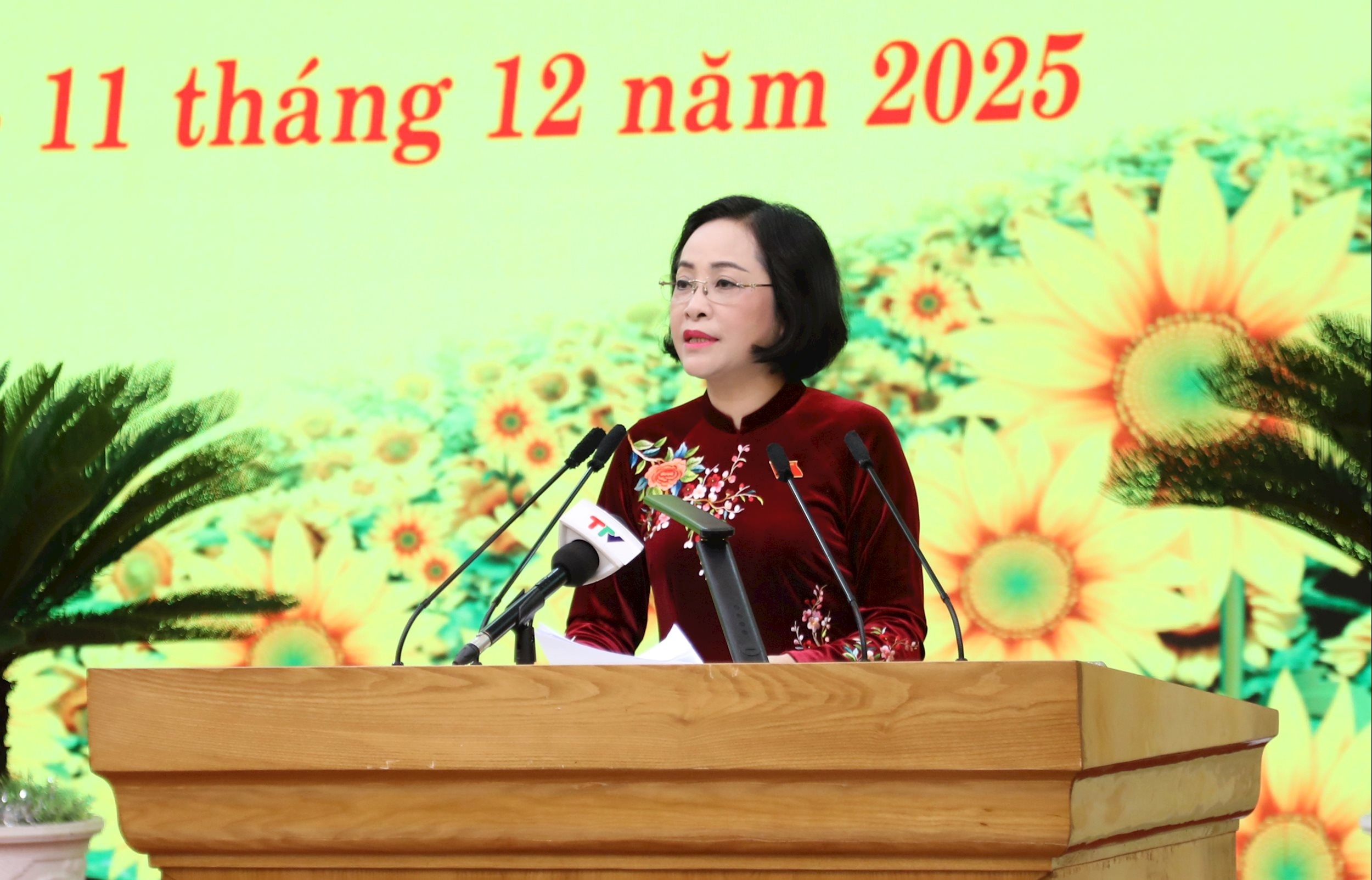 Ulusal Meclis Başkan Yardımcısı Nguyen Thi Thanh, Tuyen Quang eyaletinin 19. dönem Halk Konseyi'nin ikinci oturumunu yöneten bir konuşma yaptı.