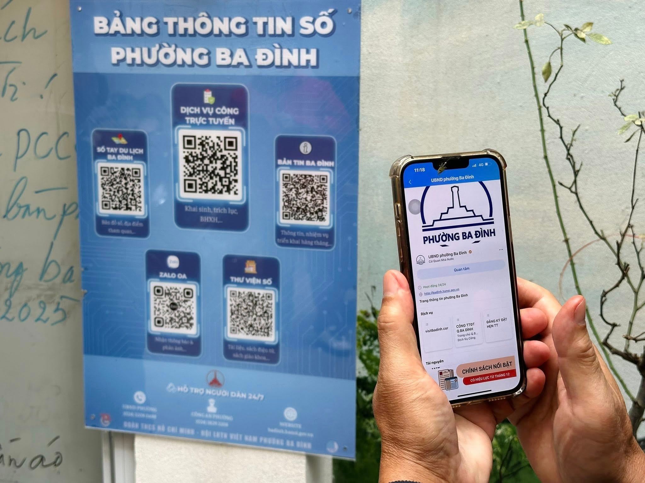 Thời gian qua, phường Ba Đình đã hoàn thành việc lắp đặt đồng loạt 60 bảng tin số tại các điểm công cộng, các tuyến đường chính và hệ thống bảng tin của các Tổ dân phố.