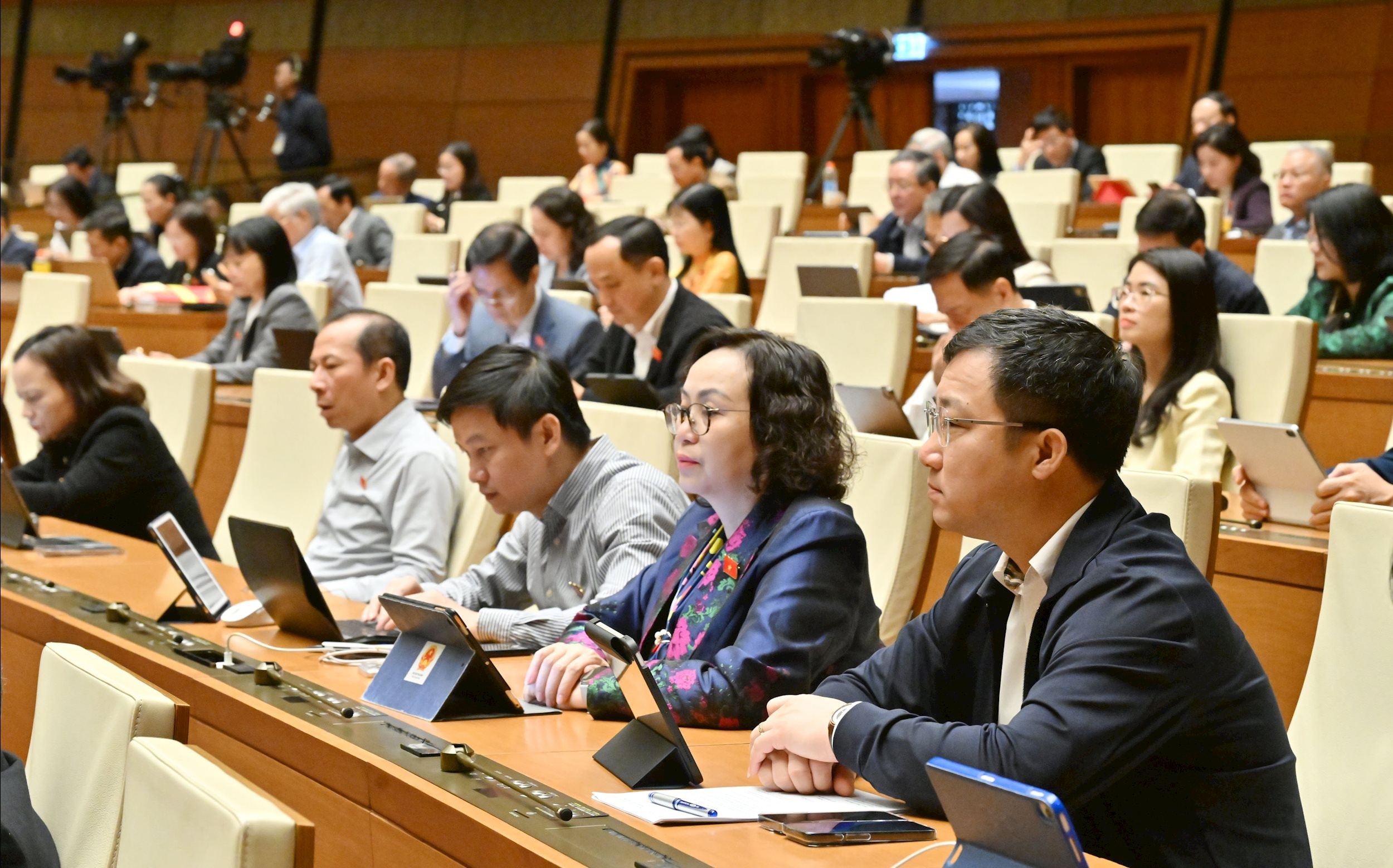 Delegater vid mötet