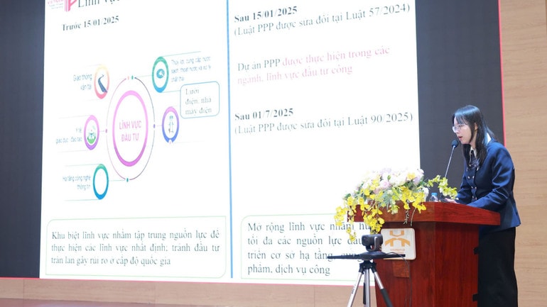 Đại diện Bộ Tài chính chia sẻ tại Hội nghị