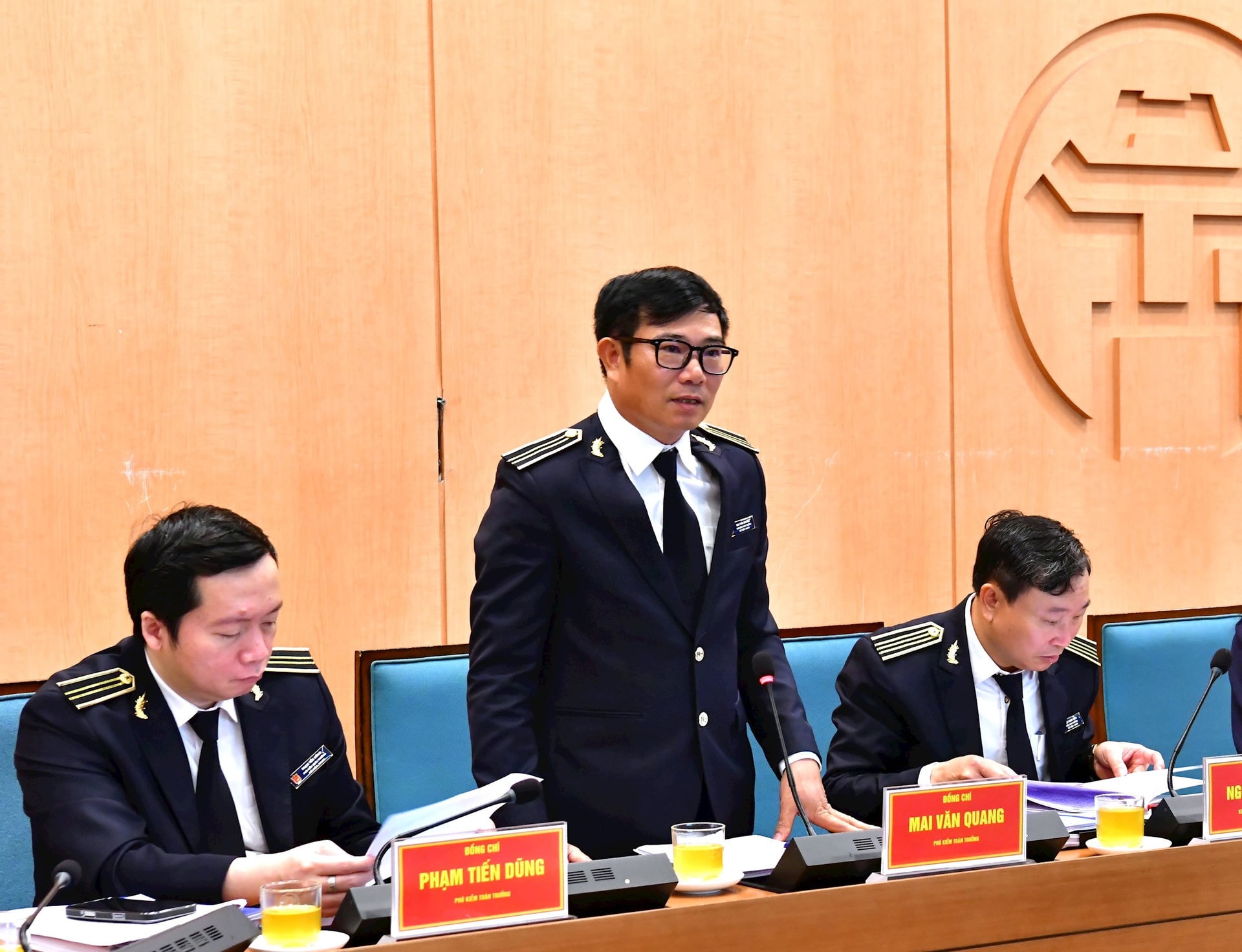 Phó Kiểm toán trưởng KTNN khu vực I Mai Văn Quang chia sẻ thông tin về kiểm toán NSĐP năm 2024 của TP. Hà Nội.