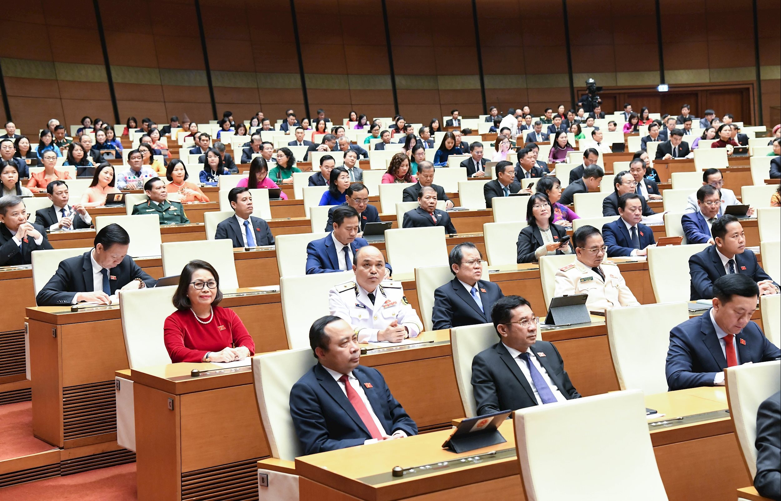 Các đại biểu tham dự phiên bế mạc.10