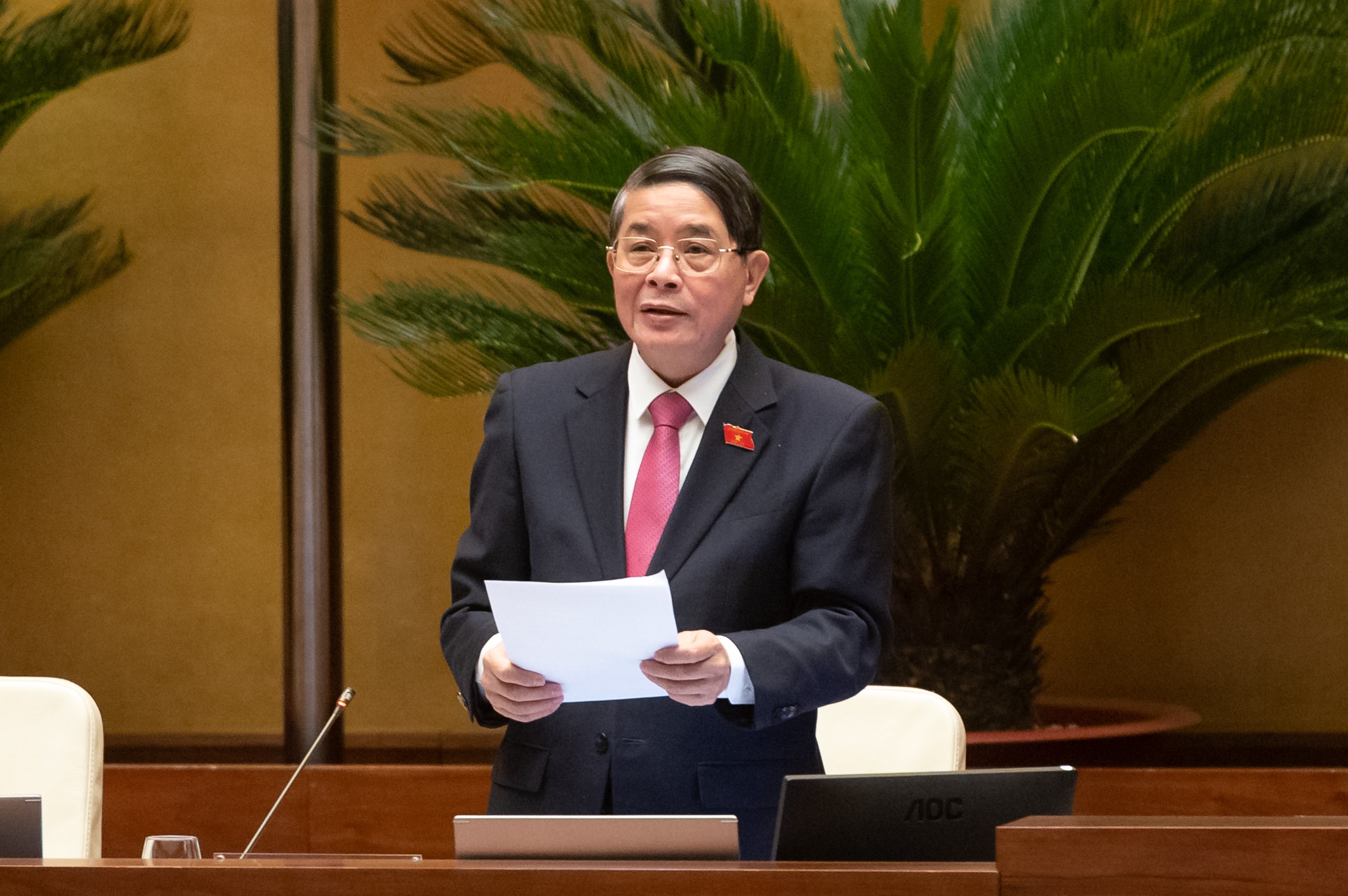 国会副議長のグエン・ドゥック・ハイ氏が会議を主宰した。