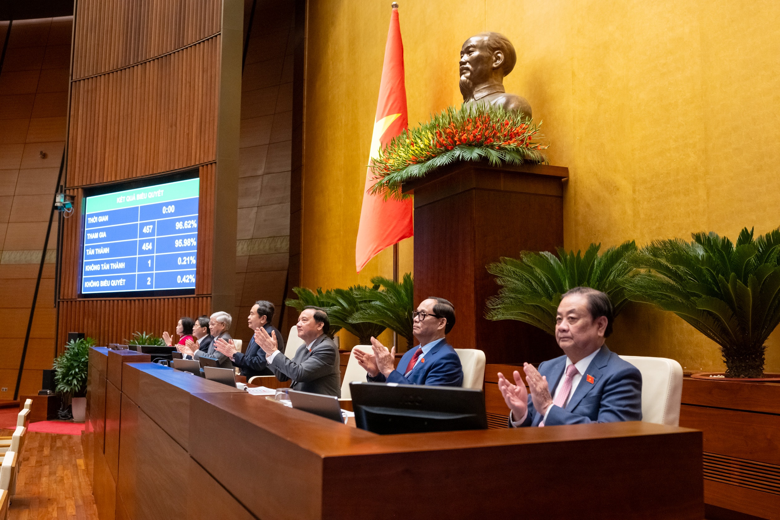 国会は第15期国会第10回会議の決議案を承認した。