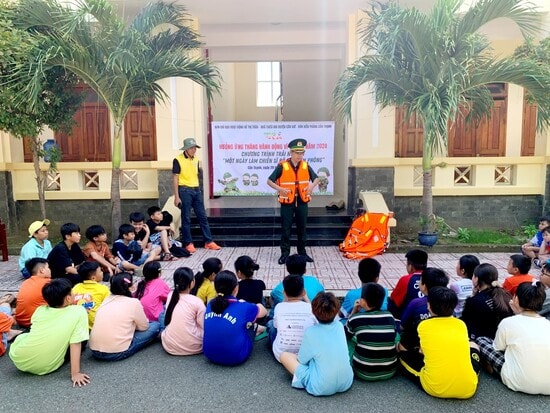 Đồn Biên phòng Cần Thạnh tổ chức chương trình trải nghiệm 