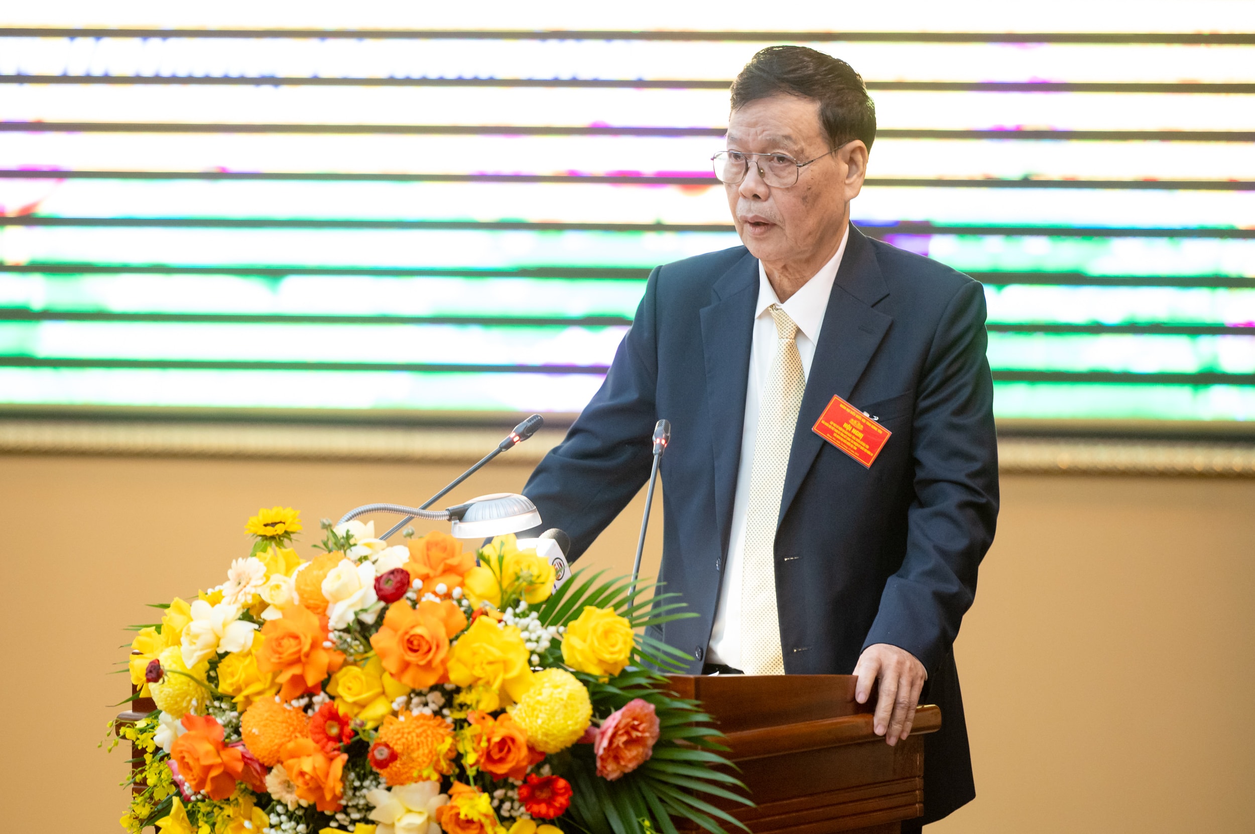 លោក ផាម សួនធឿង អតីតប្រធានគណៈប្រតិភូរដ្ឋសភាខេត្តថាយប៊ិញ អាណត្តិទី១៣។