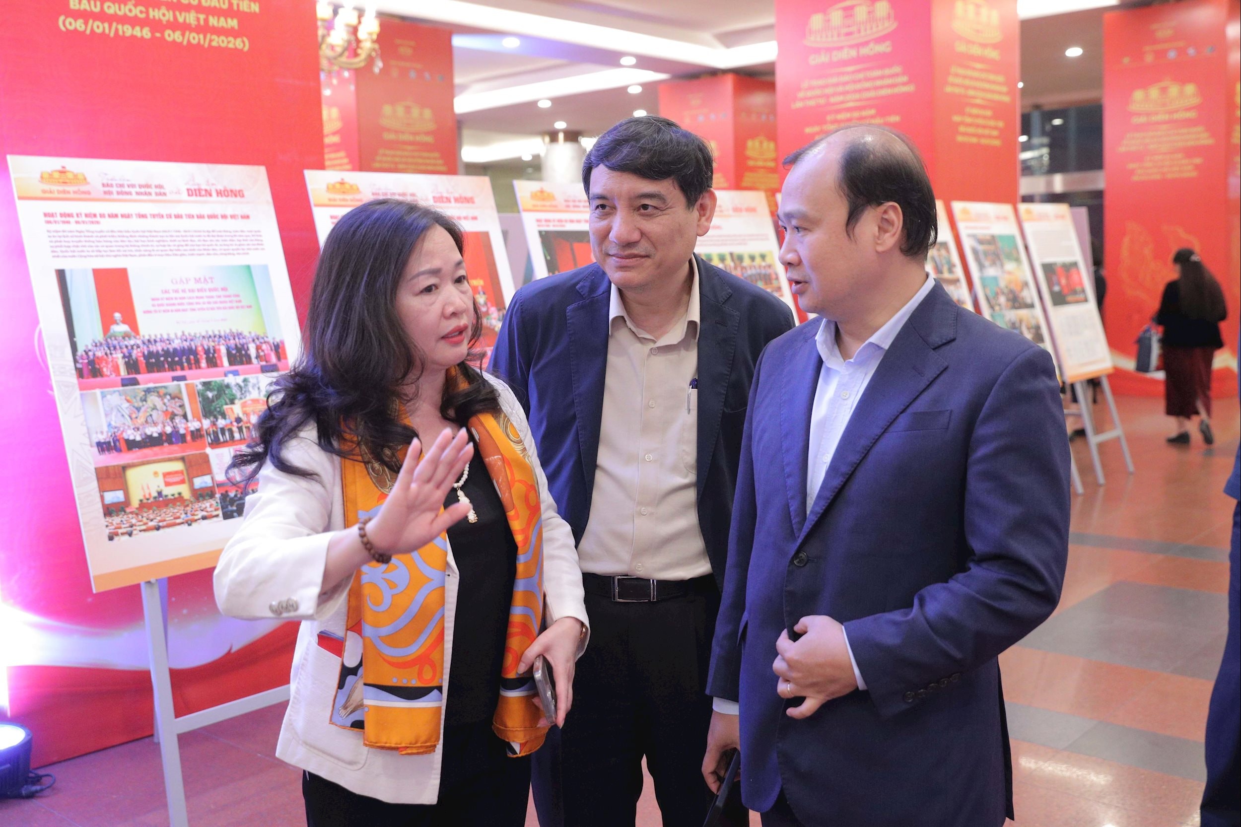 Delegáti účastnící se generální zkoušky