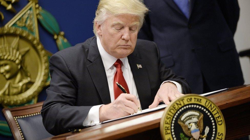 Trump's executive order: Who does travel ban affect? - BBC News