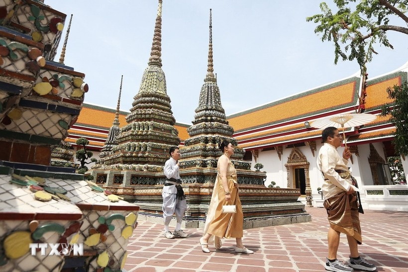 Tourists in Bangkok, Thailand (Photo: Xinhua/VNA)