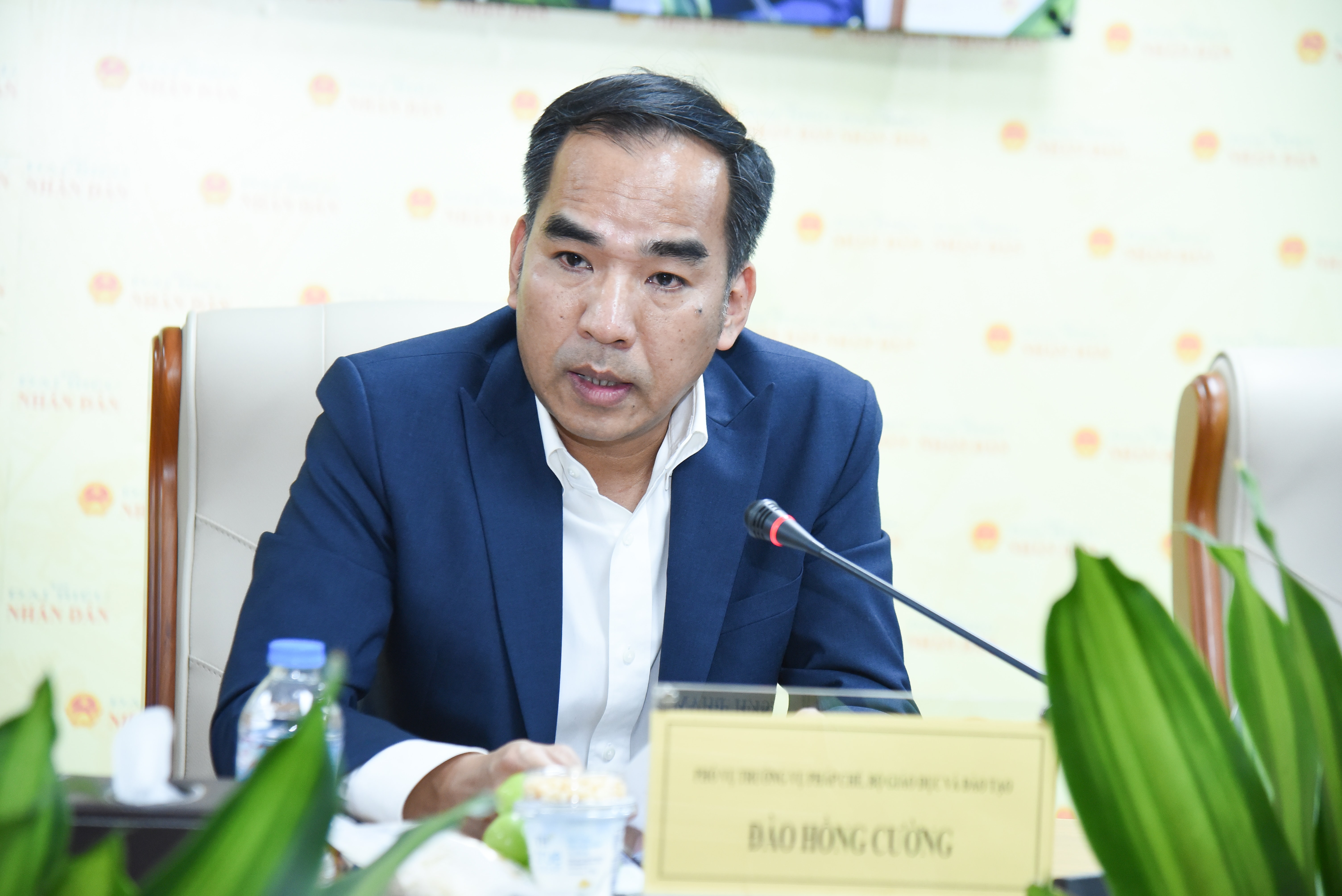Ông Đào Hồng Cường, Phó Vụ trưởng Vụ Pháp chế, Bộ Giáo dục và Đào tạo (1)