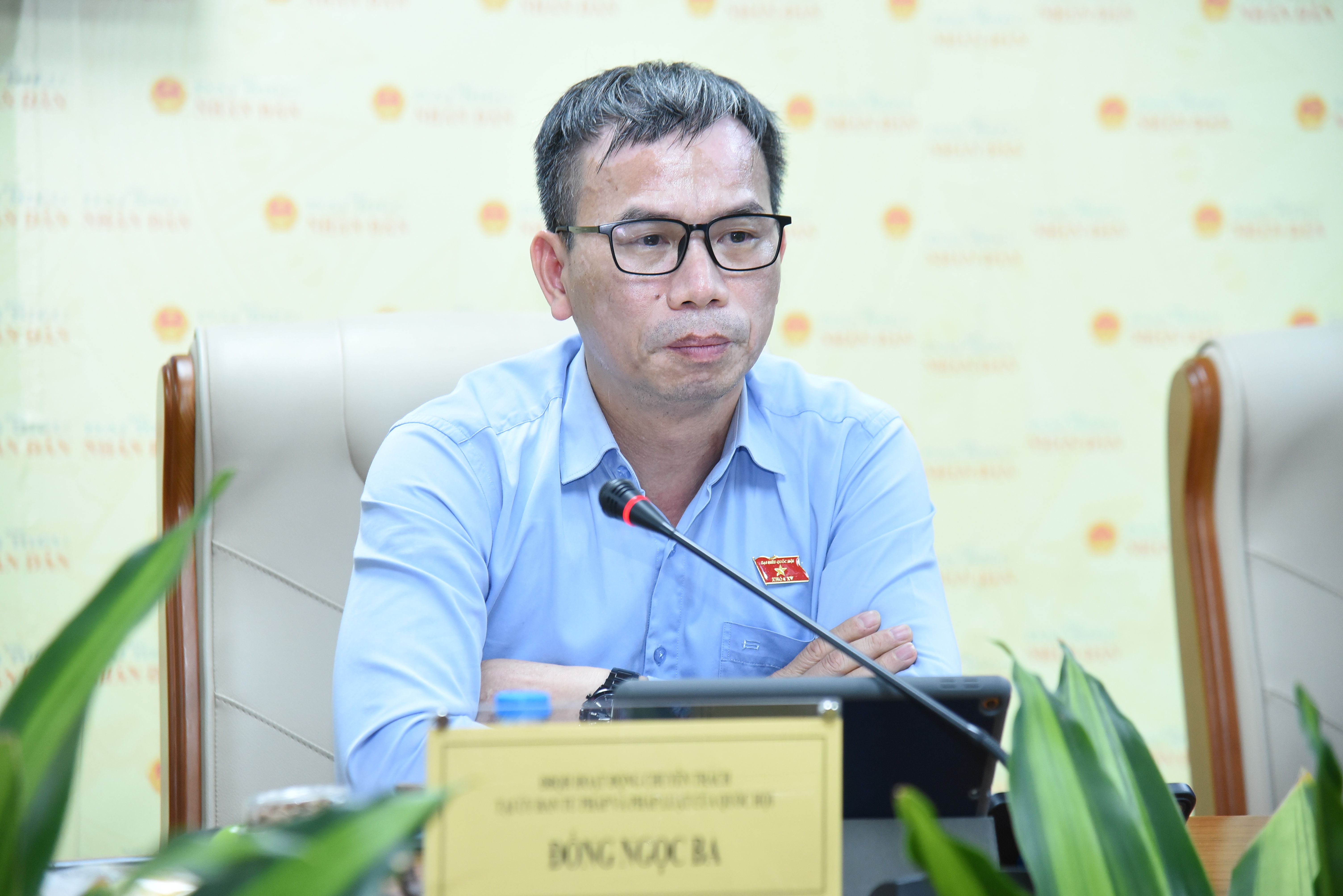 Đại biểu Quốc hội hoạt động chuyên trách tại Ủy ban Tư pháp và Pháp luật Đồng Ngọc Ba. Ảnh: Xuân Quý