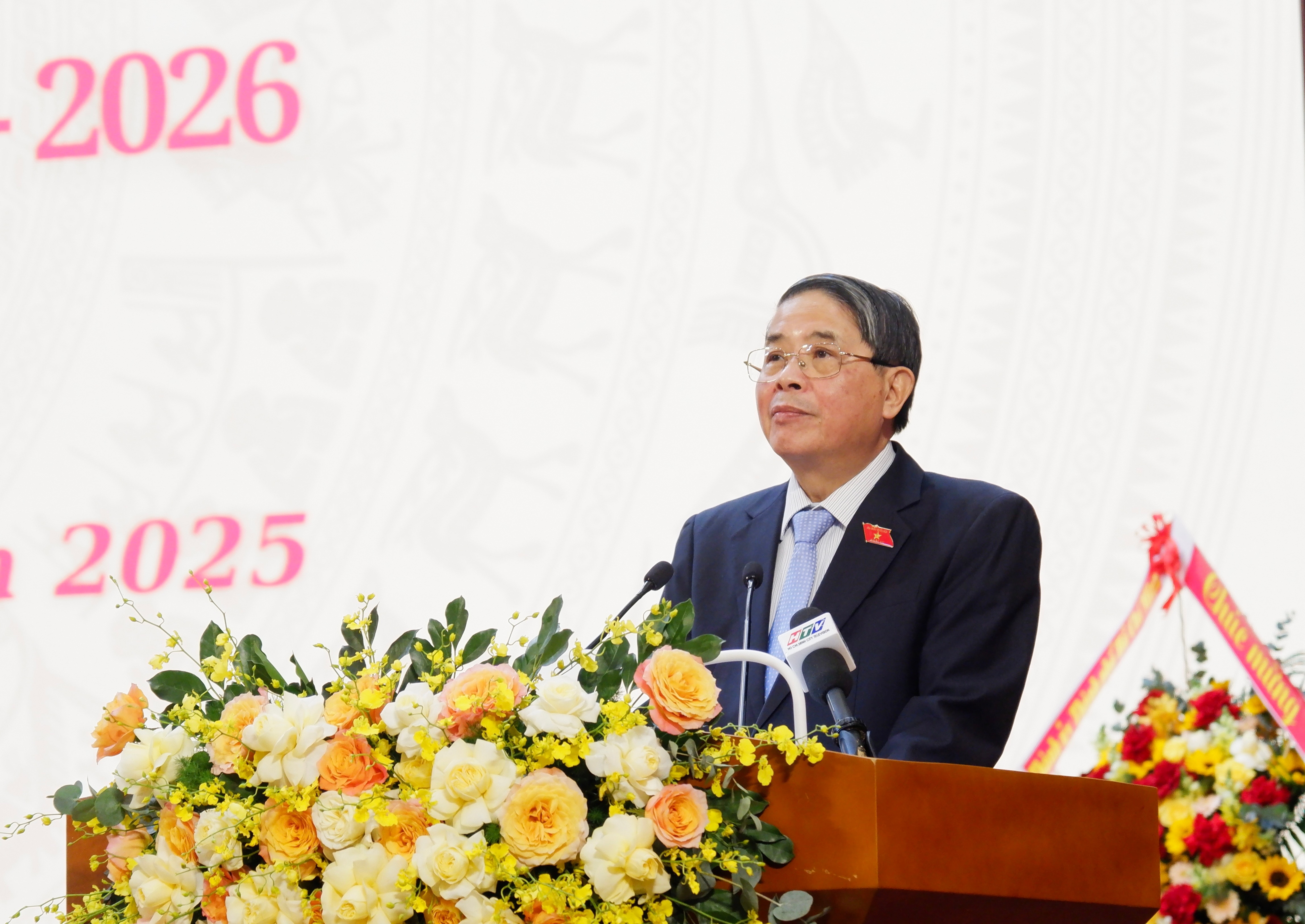 Ph&oacute; Chủ tịch Quốc hội Nguyễn Đức Hải ph&aacute;t biểu. Ảnh: Hoa