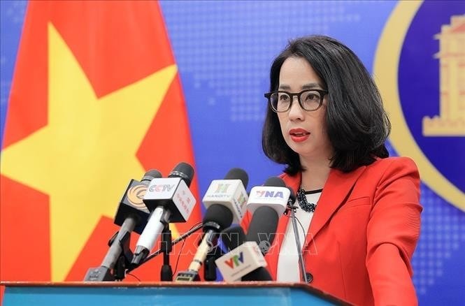 Spokeswoman of the Vietnamese Ministry of Foreign Affairs Pham Thu Hang (Photo: VNA)
