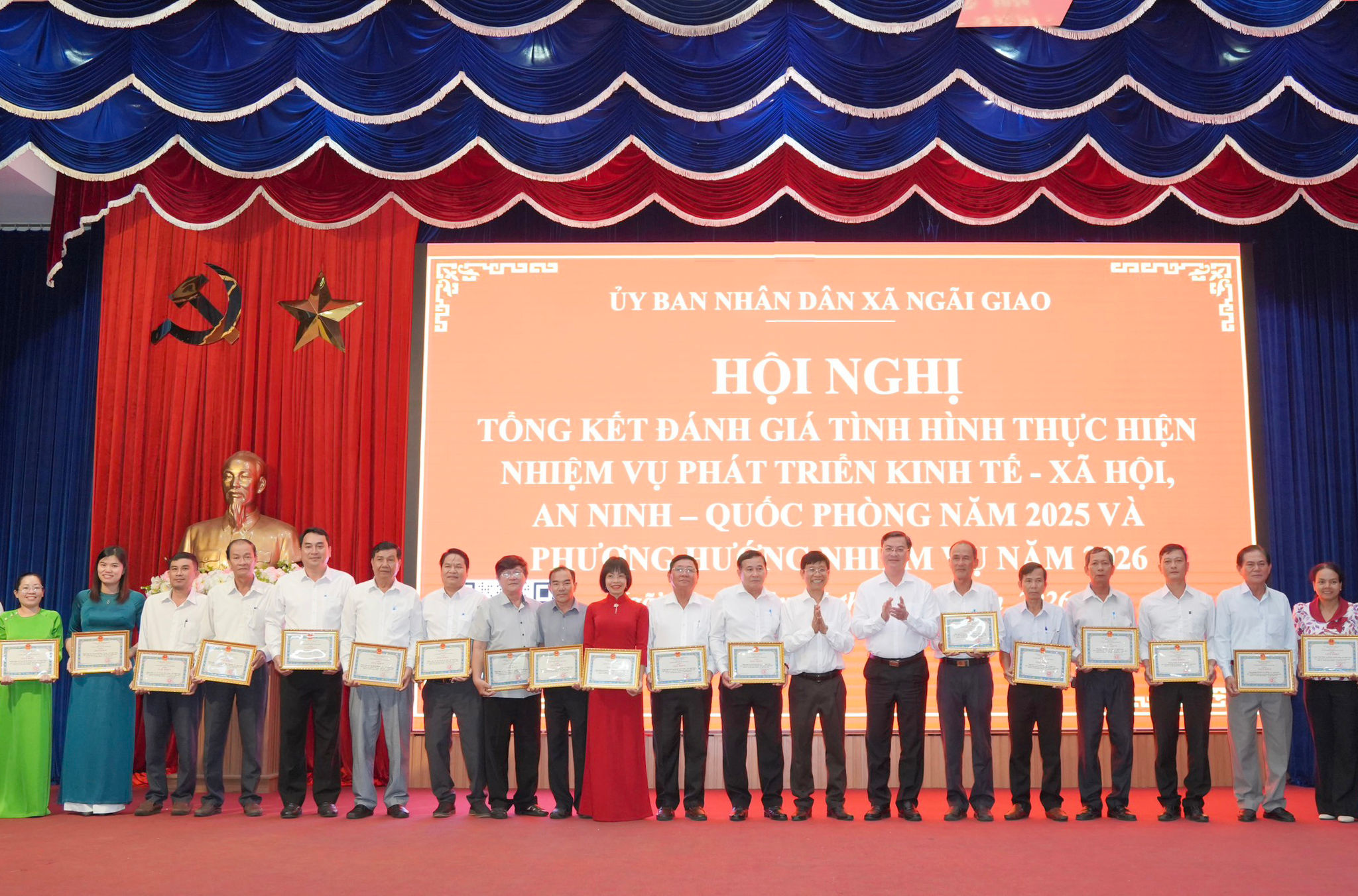 Hội nghị tổng kết xã Ngãi Giao 2025