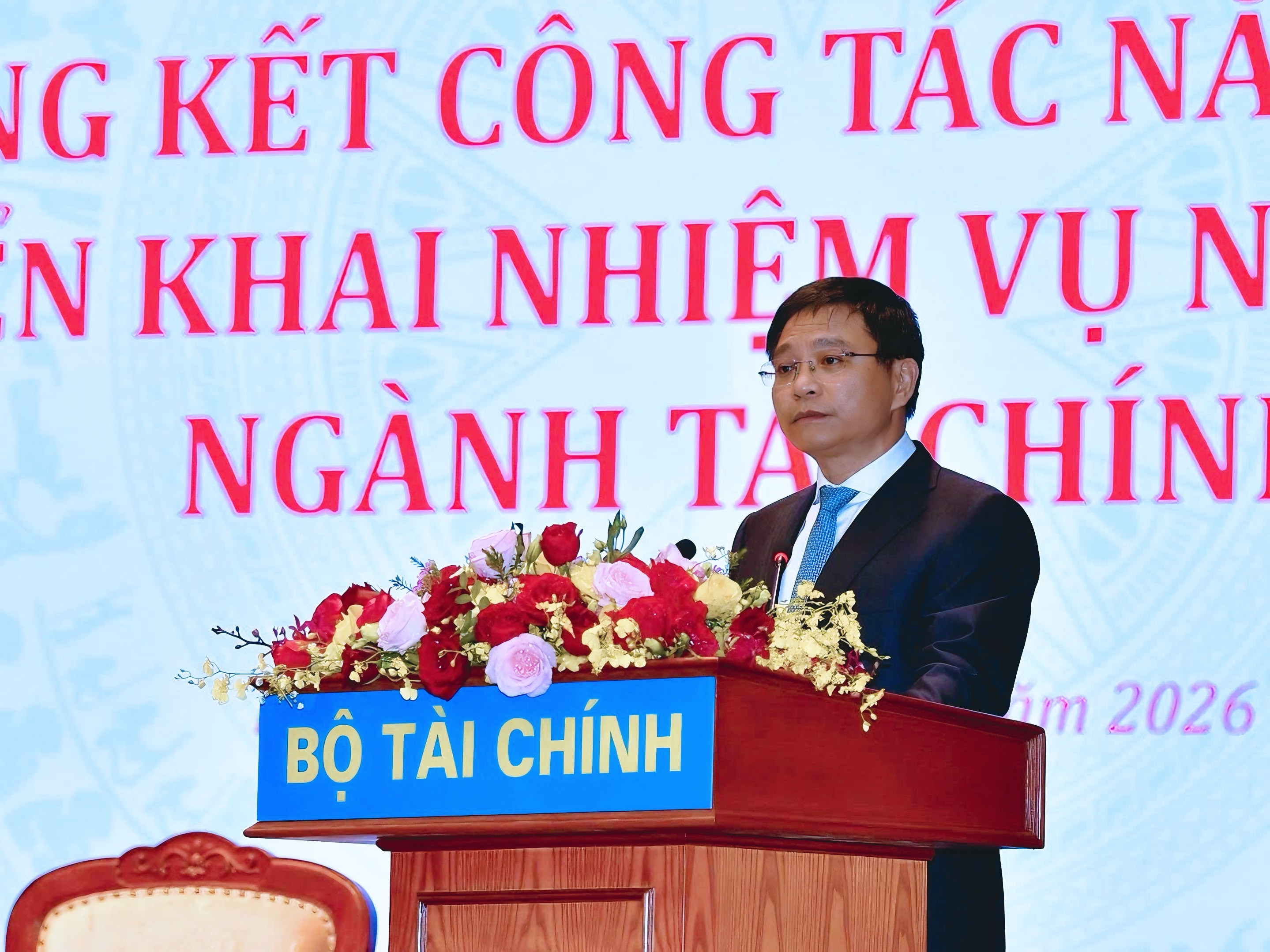 Bộ trưởng Bộ tà Nguyễn Văn Thắng phát biểu tại Hội nghị. 