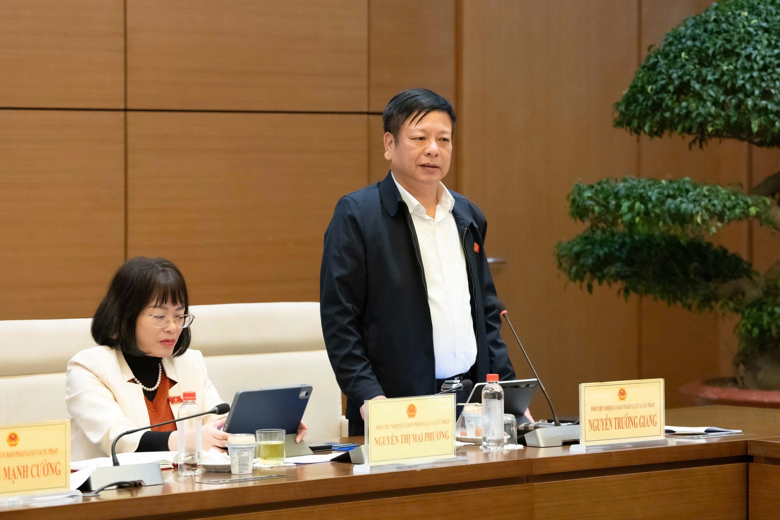Phó Chủ nhiệm Ủy ban Pháp luật và Tư pháp Nguyễn Trường Giang
