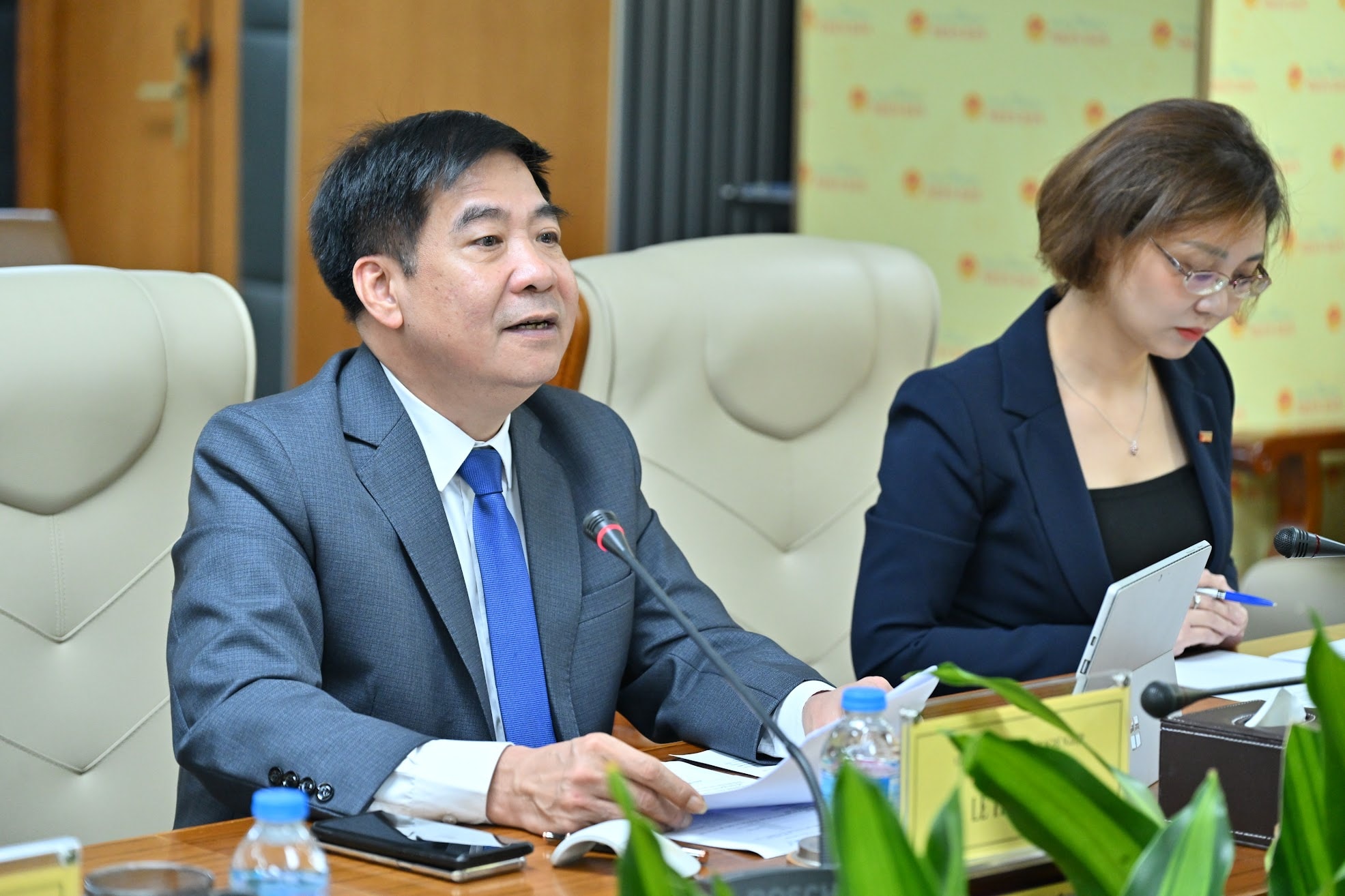 Ông Lê Thanh Hải, Viện trưởng Viện Sức khỏe nghề nghiệp và môi trường, Bộ Y tếVQK_0100