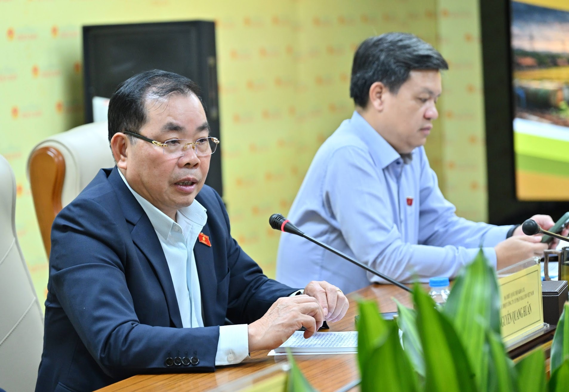 Ông Nguyễn Quang Huân, Đại biểu Quốc hội Khóa XV, Chủ tịch HĐQT Công ty Cổ phần Halcom Việt NamVQK_0032