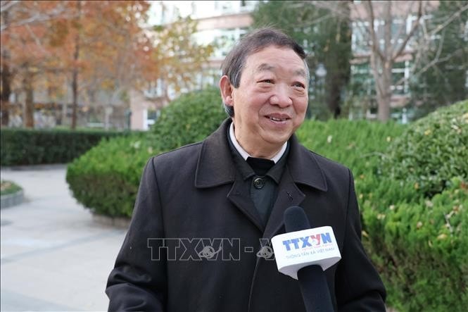 Professor Zhu Chenming, Honorary Director of the South Asia–Southeast Asia Research Institute under the Yunnan Academy of Social Sciences. (Photo: VNA)