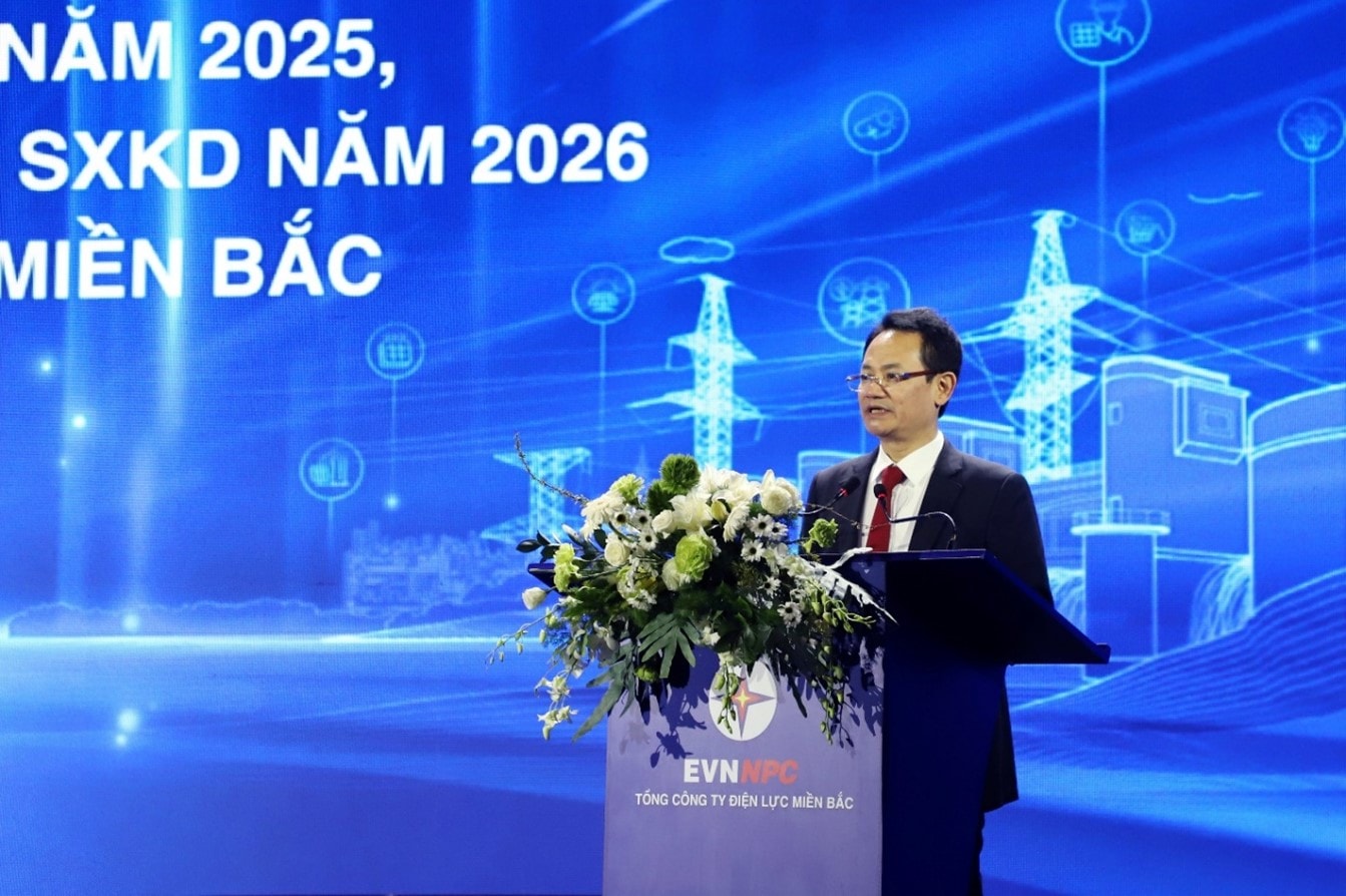 Picture6 Ông Nguyễn Đức Thiện – Tổng Giám đốc EVNNPC phát biểu tại Hội nghị. Ảnh NPC