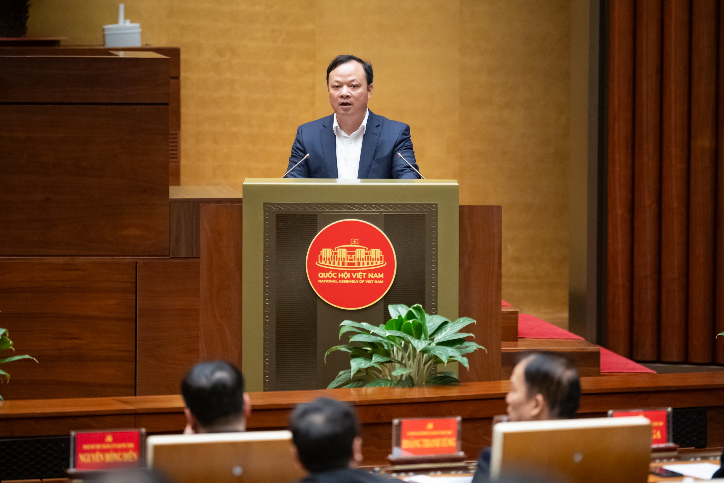 Chánh Văn phòng Đảng ủy Quốc hội Bùi Thế Cử tuyên bố lý do và giới thiệu đại biểu